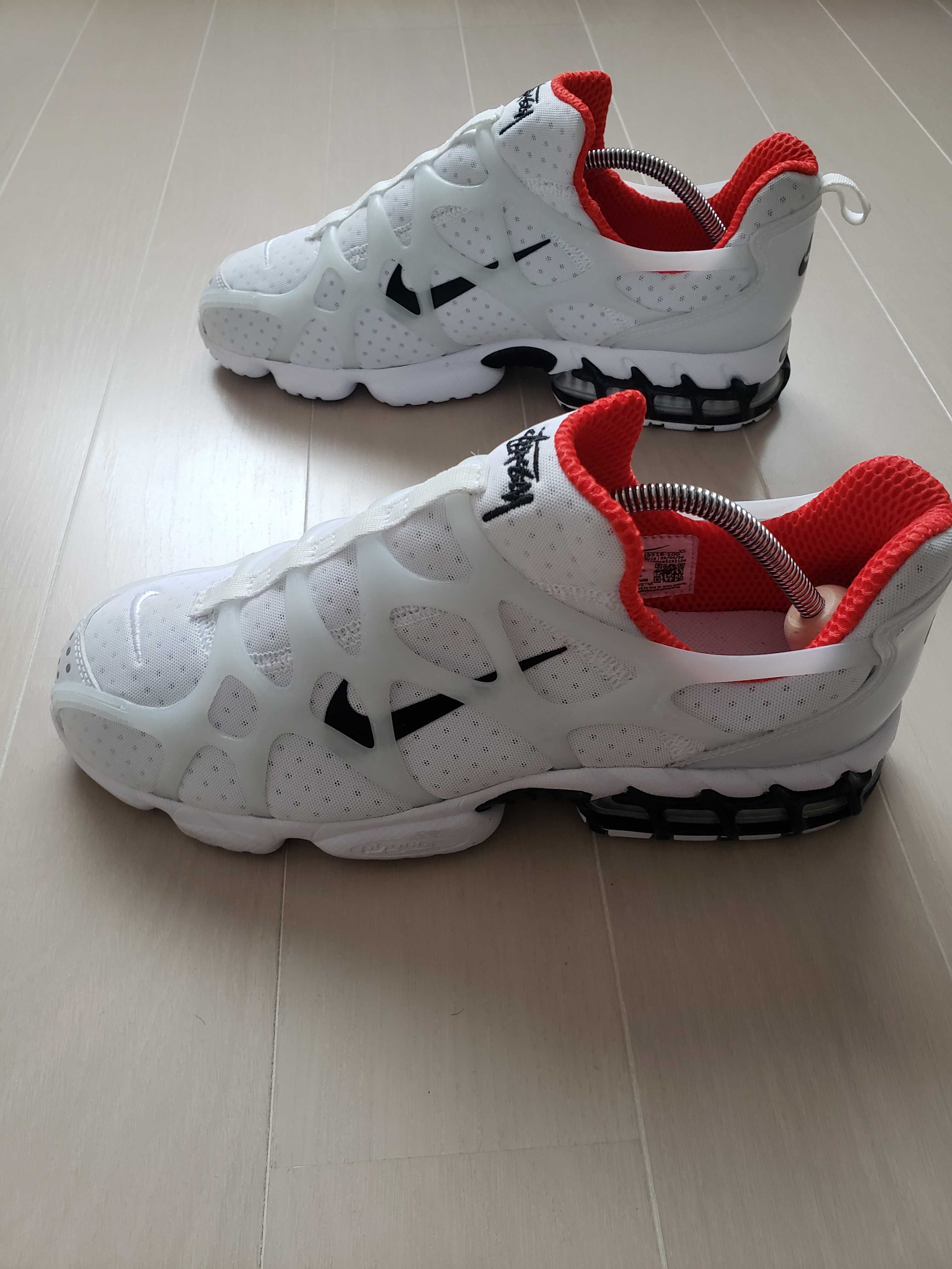 Stussy × Nike Air Zoom Kukini "White/Red"