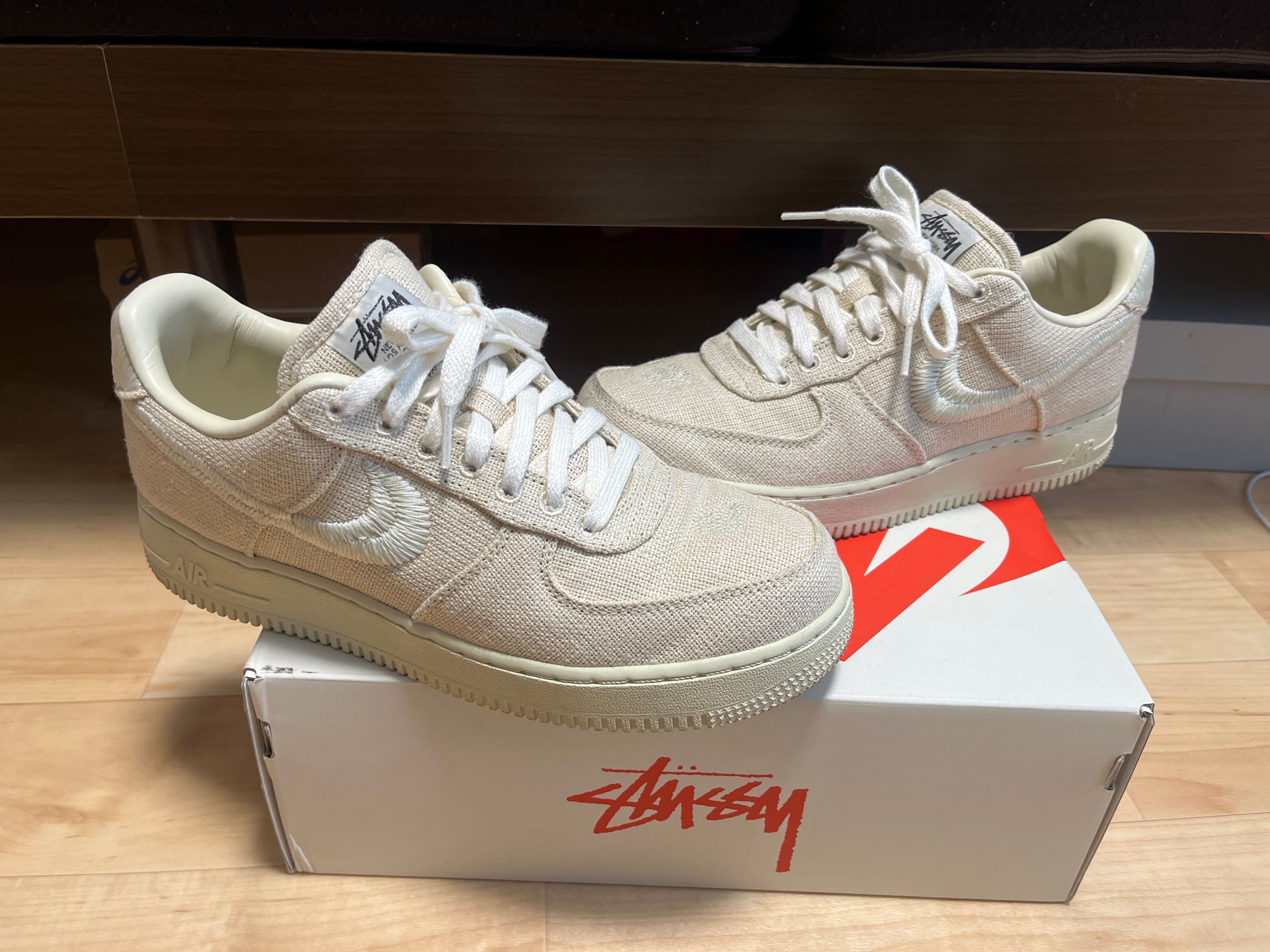 Stussy × Nike Air Force 1 Low "Fossil Stone"