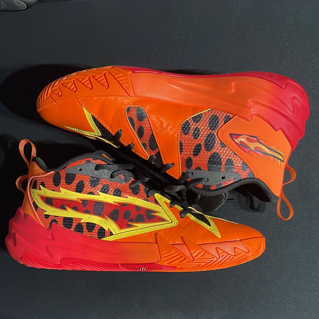 Cheetos x Puma Scoot Zeros "Red/Rickie Orange/Yellow Blaze/Puma Black"