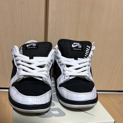 TIGHTBOOTH × Nike SB Dunk Low Pro QS "Black and White"