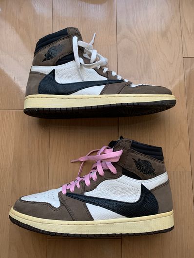 Travis Scott × Nike Air Jordan 1 Retro High OG TS SP "Sail/Dark Mocha"