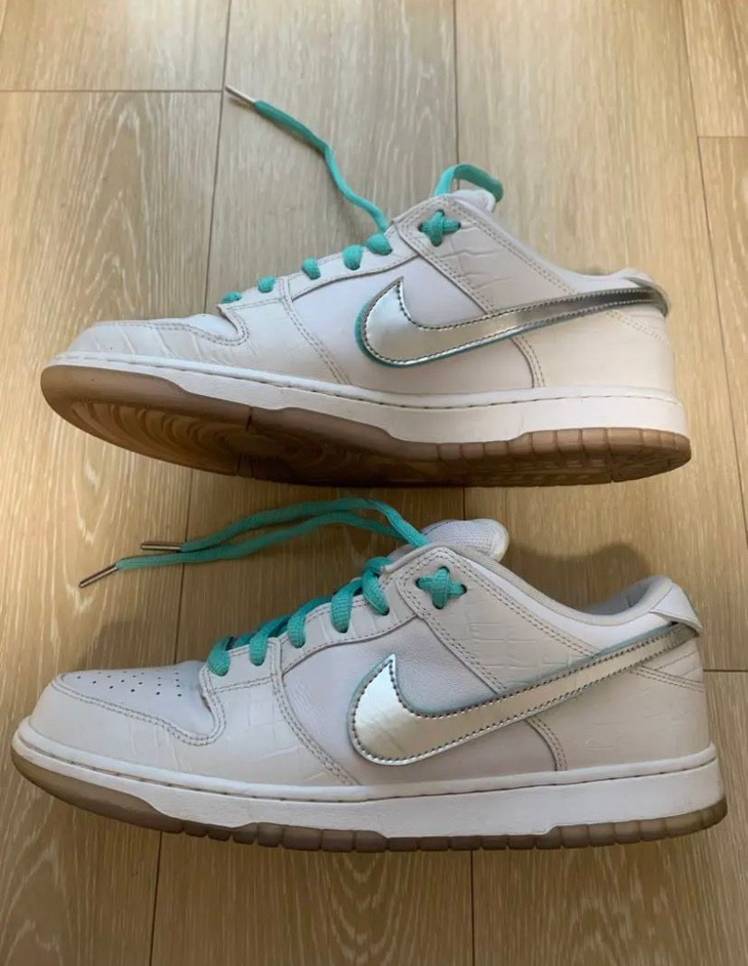 Diamond Supply Co. × Nike SB Dunk Low Pro "White"