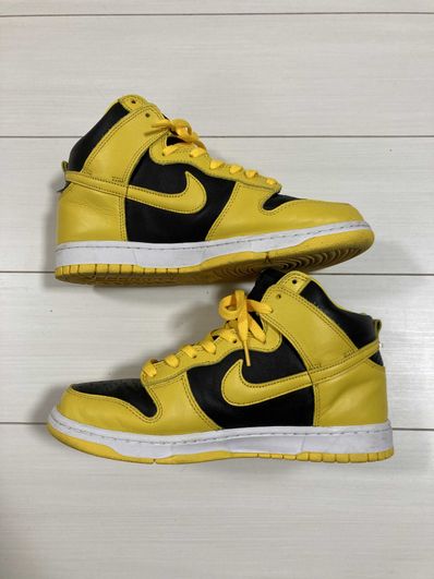 Nike Dunk High "Black/Varsity Maize"