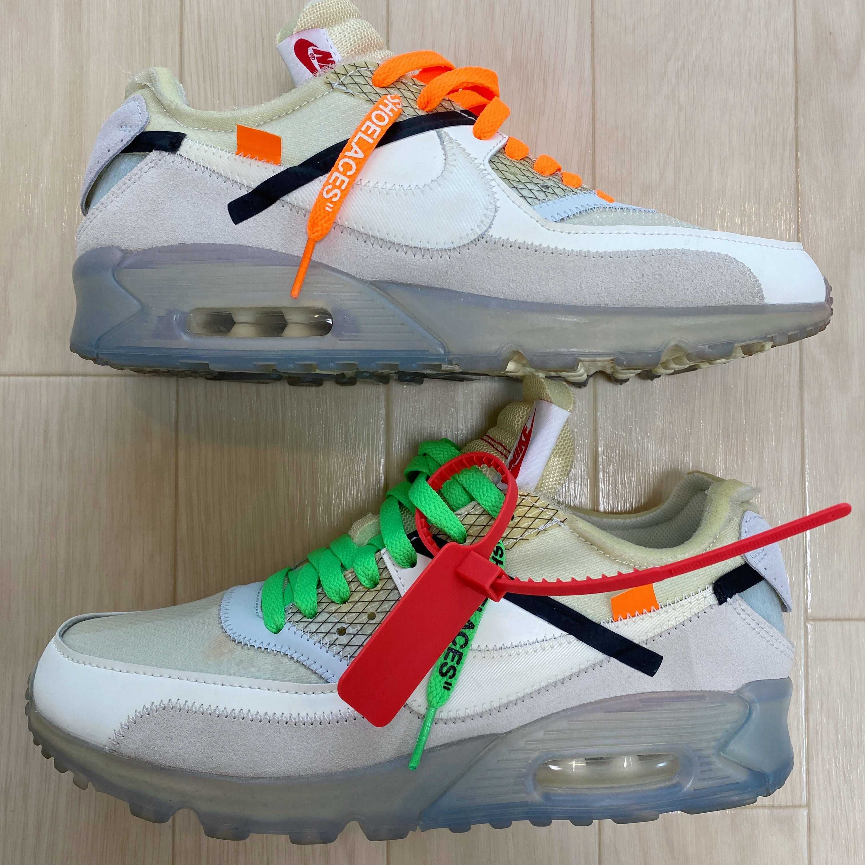 Off-White × Nike Air Max 90 "The 10/Sail"