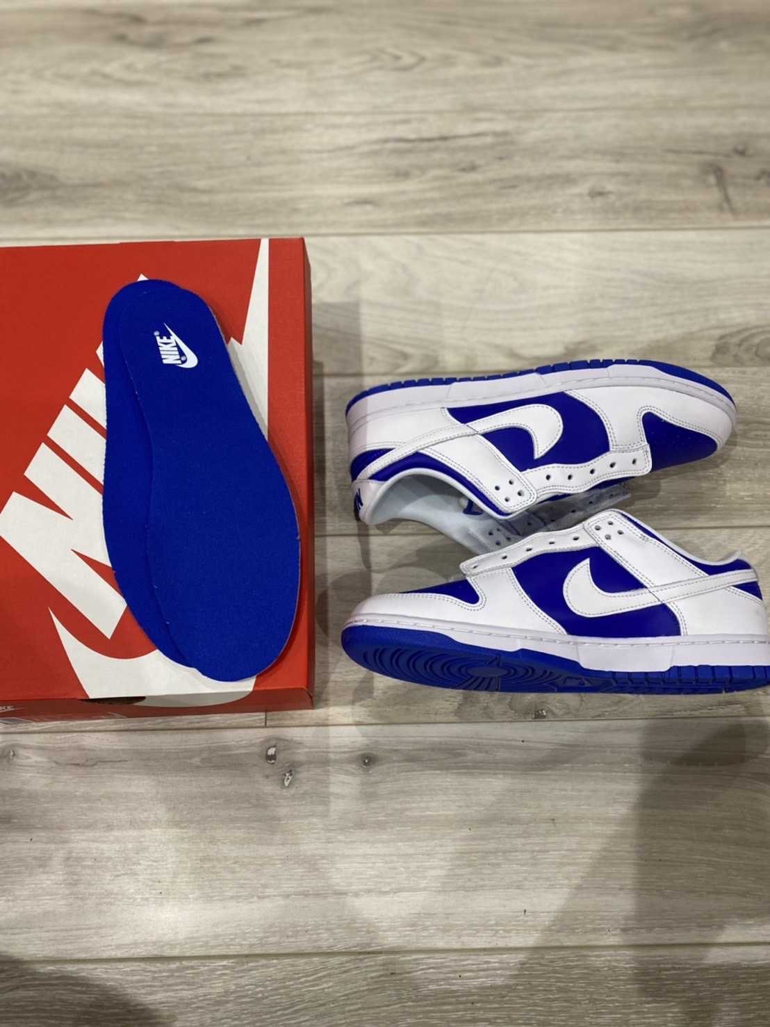 Nike Dunk Low Retro "Racer Blue and White"
