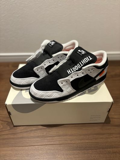 TIGHTBOOTH × Nike SB Dunk Low Pro QS "Black and White"