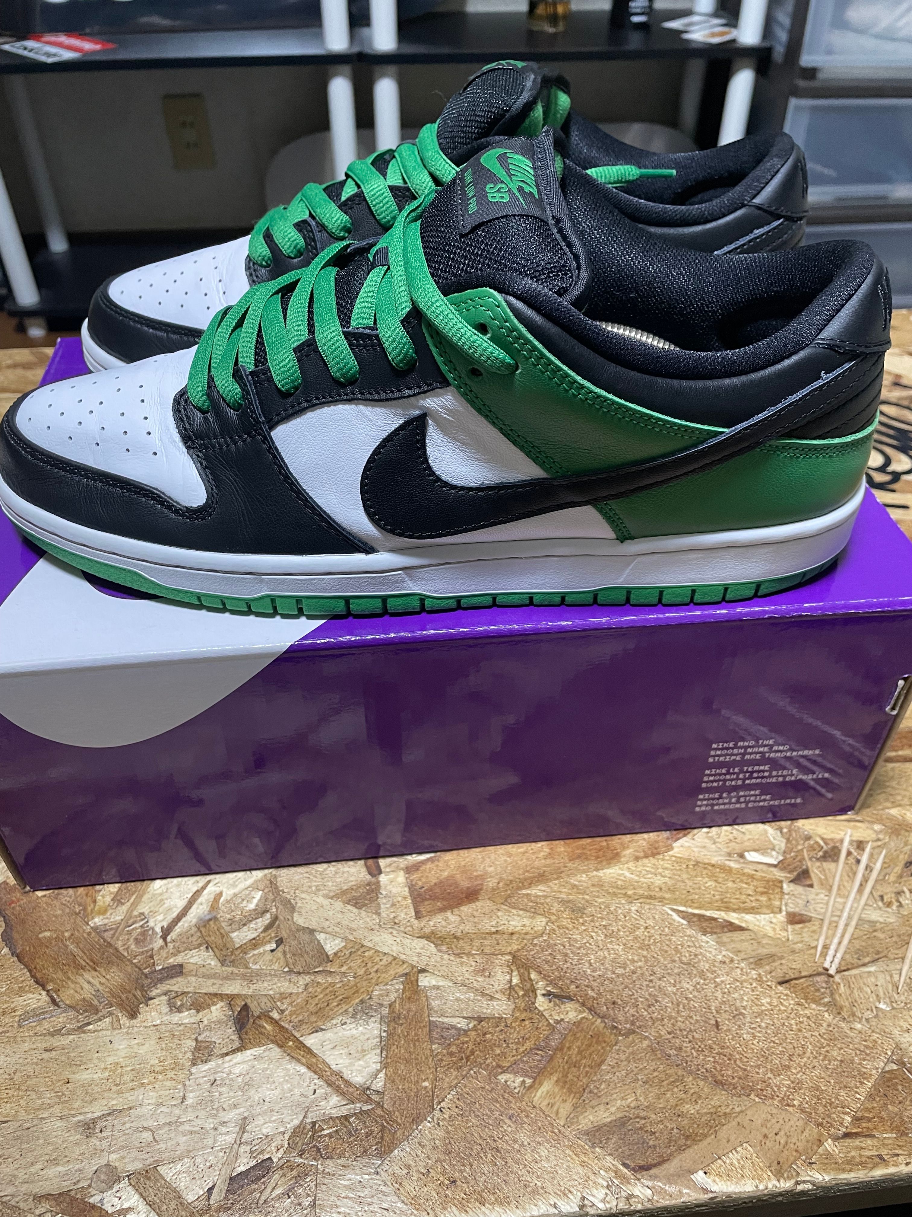 Nike SB Dunk Low Pro "Black and Classic Green"