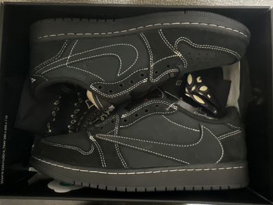Travis Scott × Nike Air Jordan 1 Low OG SP "Black Phantom"