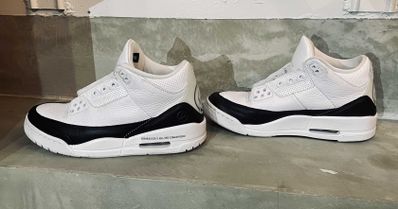 Fragment × Nike Air Jordan 3 "White/Black"