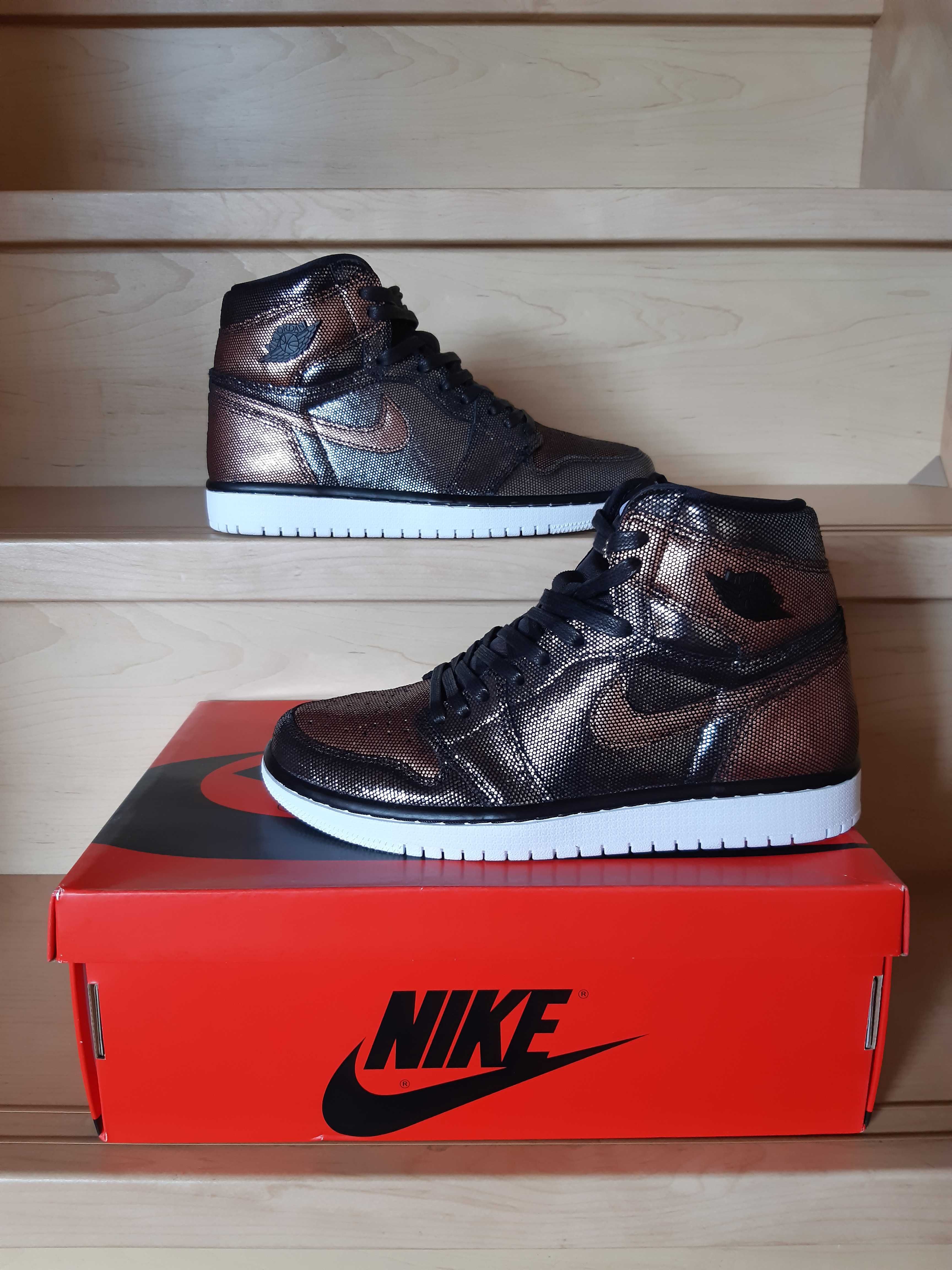 Nike Women's Air Jordan 1 High OG Fearless Metallic Rose Gold