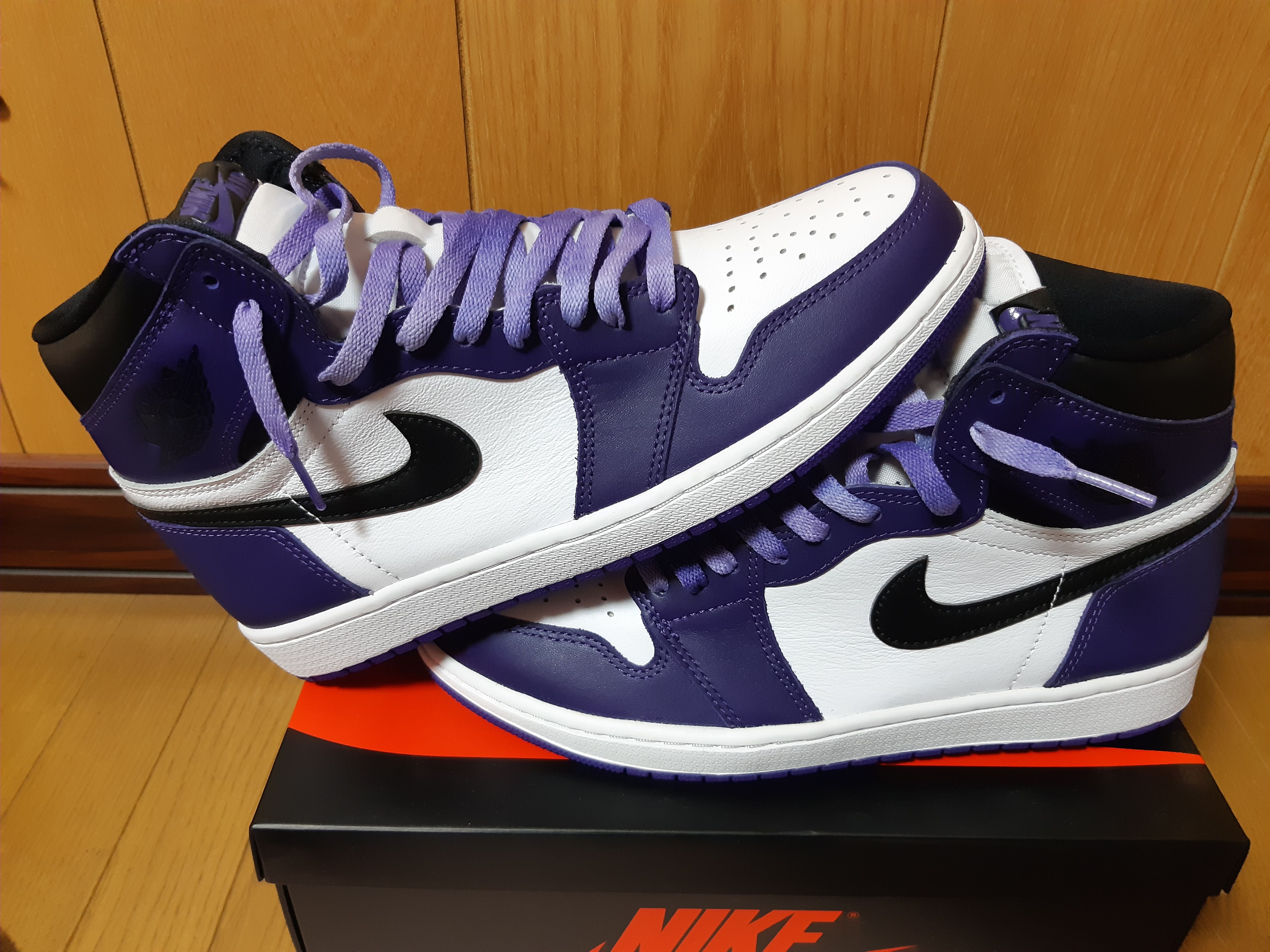 Nike Air Jordan 1 Retro High OG "Court Purple White/Black" (2020)   