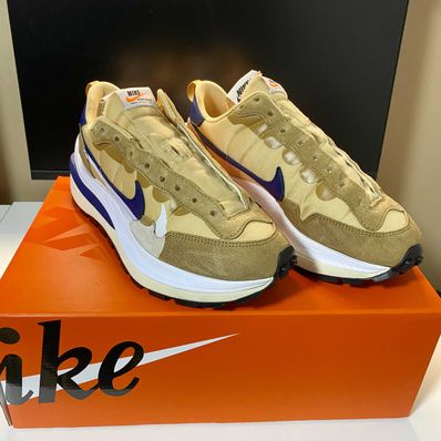 Sacai × Nike Vapor Waffle "Sesame And Blue Void"