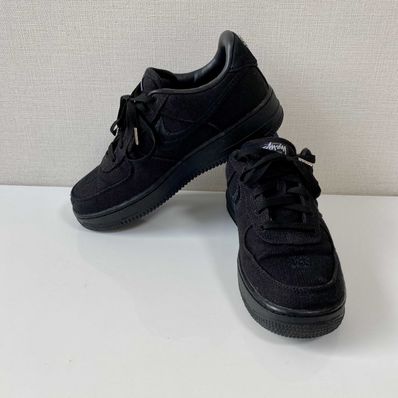 Stussy × Nike Air Force 1 Low "Triple Black"