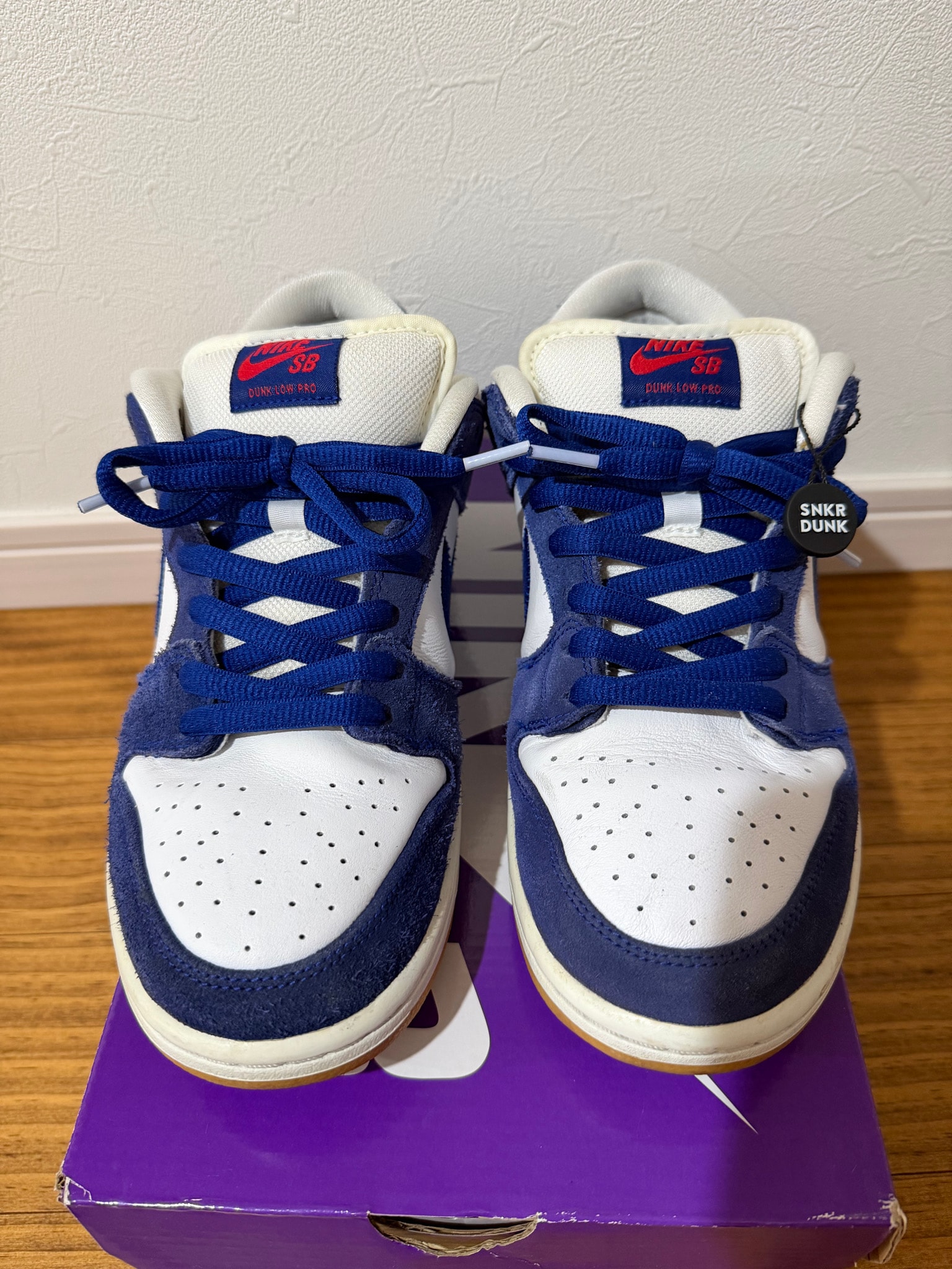 Nike SB Dunk Low "Los Angeles Dodgers/Deep Royal Blue"