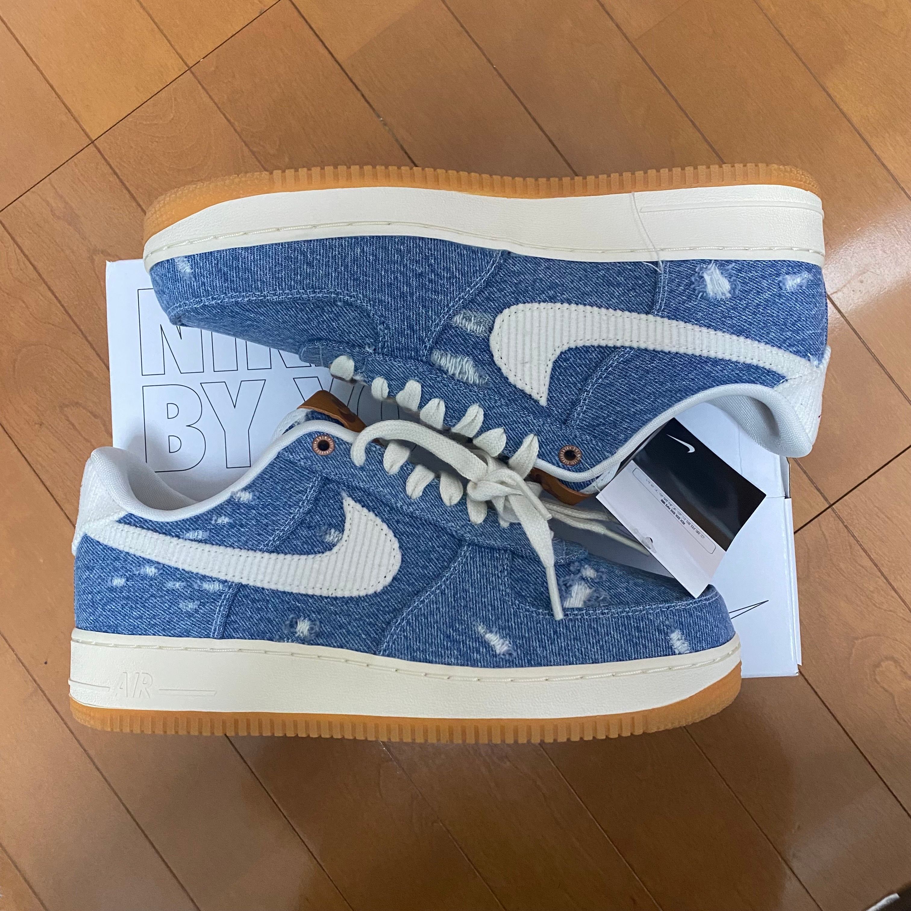 Levi’s®︎ × Nike Air Force 1 Low "White/Denim" (Nike By You)