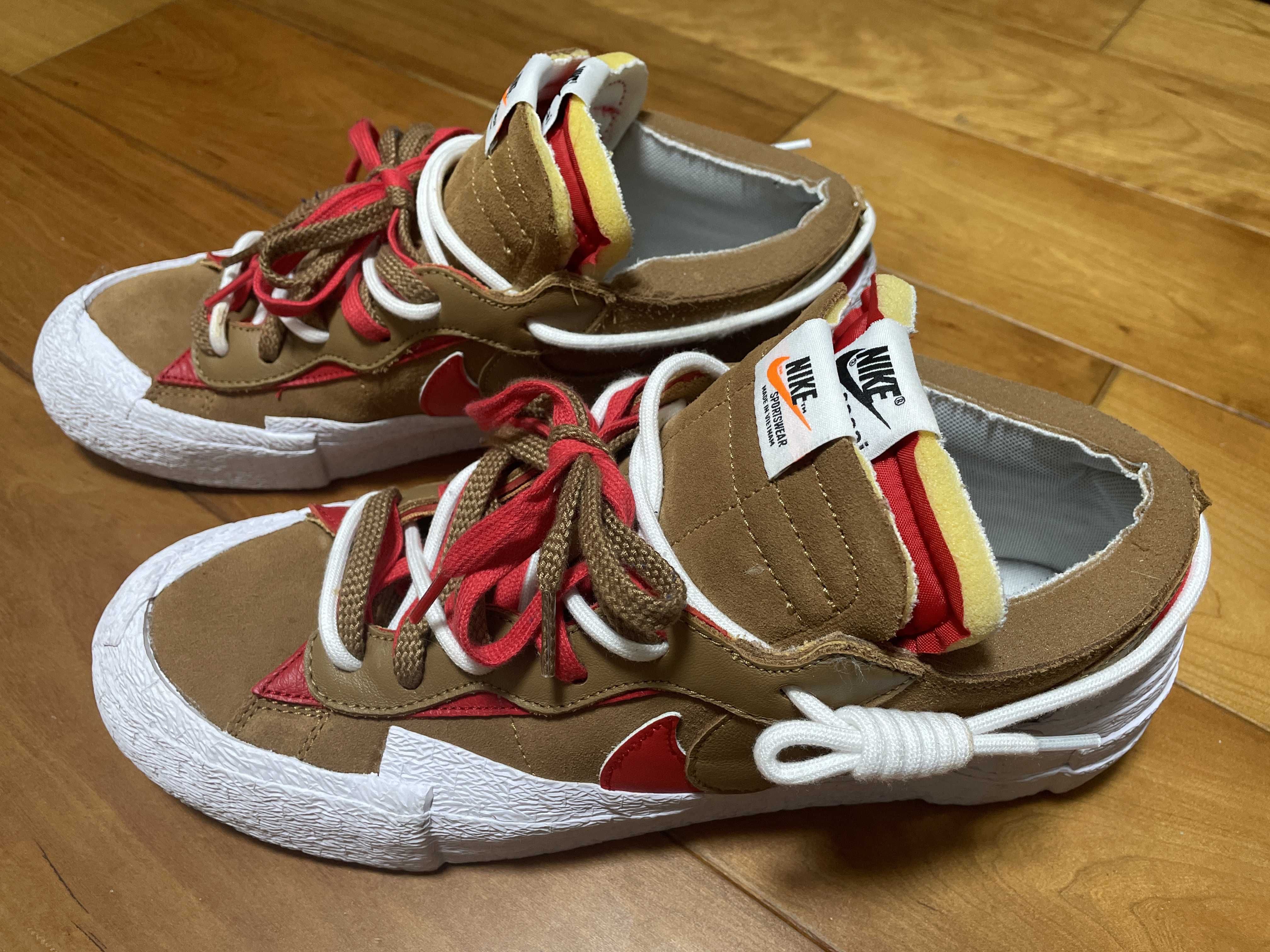 SACAI × NIKE BLAZER LOW "BRITISH TAN"
