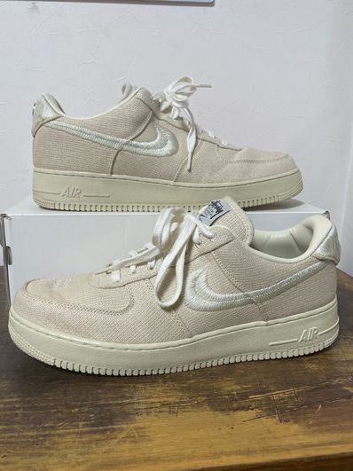 Stussy × Nike Air Force 1 Low "Fossil Stone"