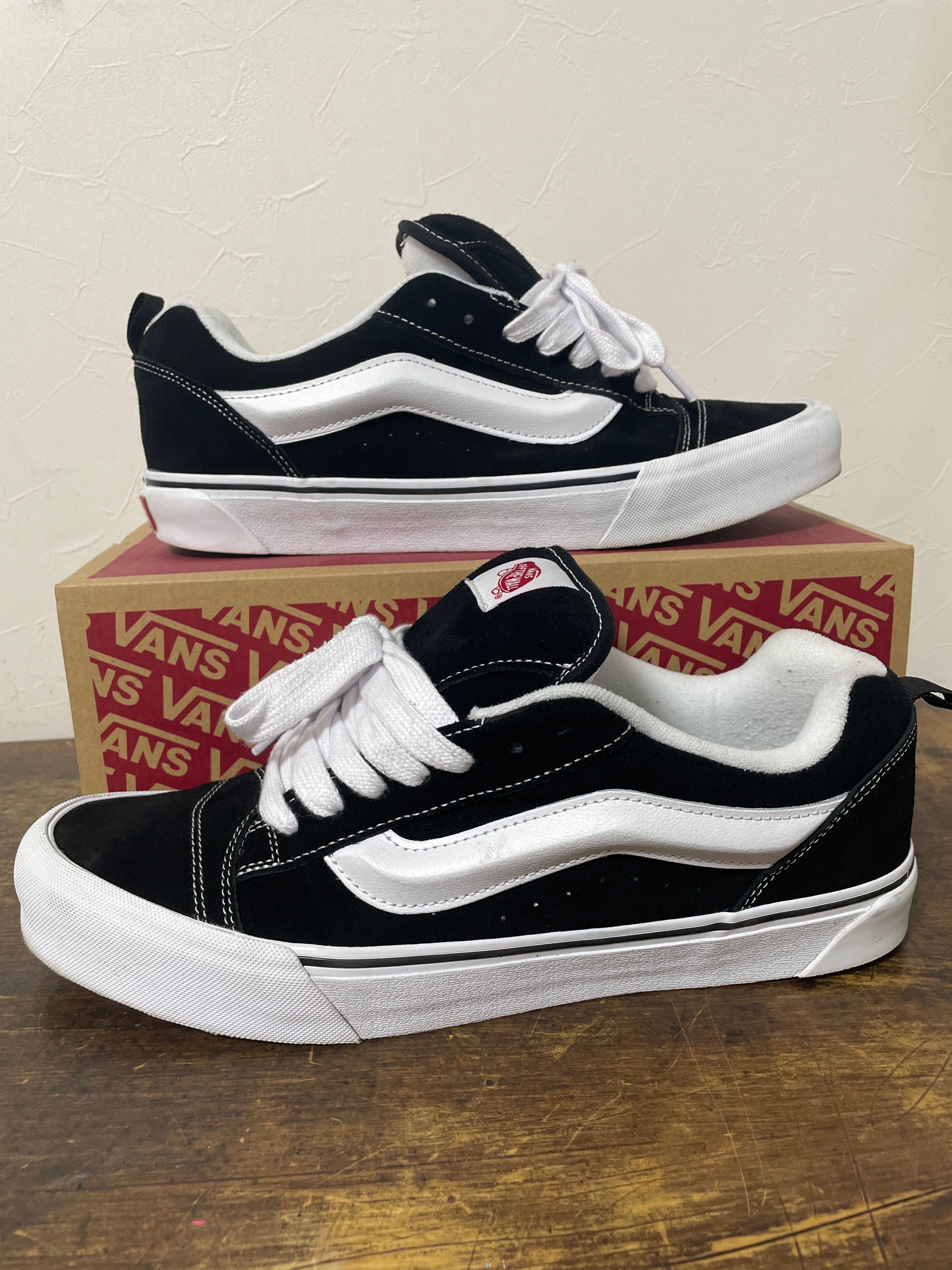 Vans Knu Skool Suede "Black/White"