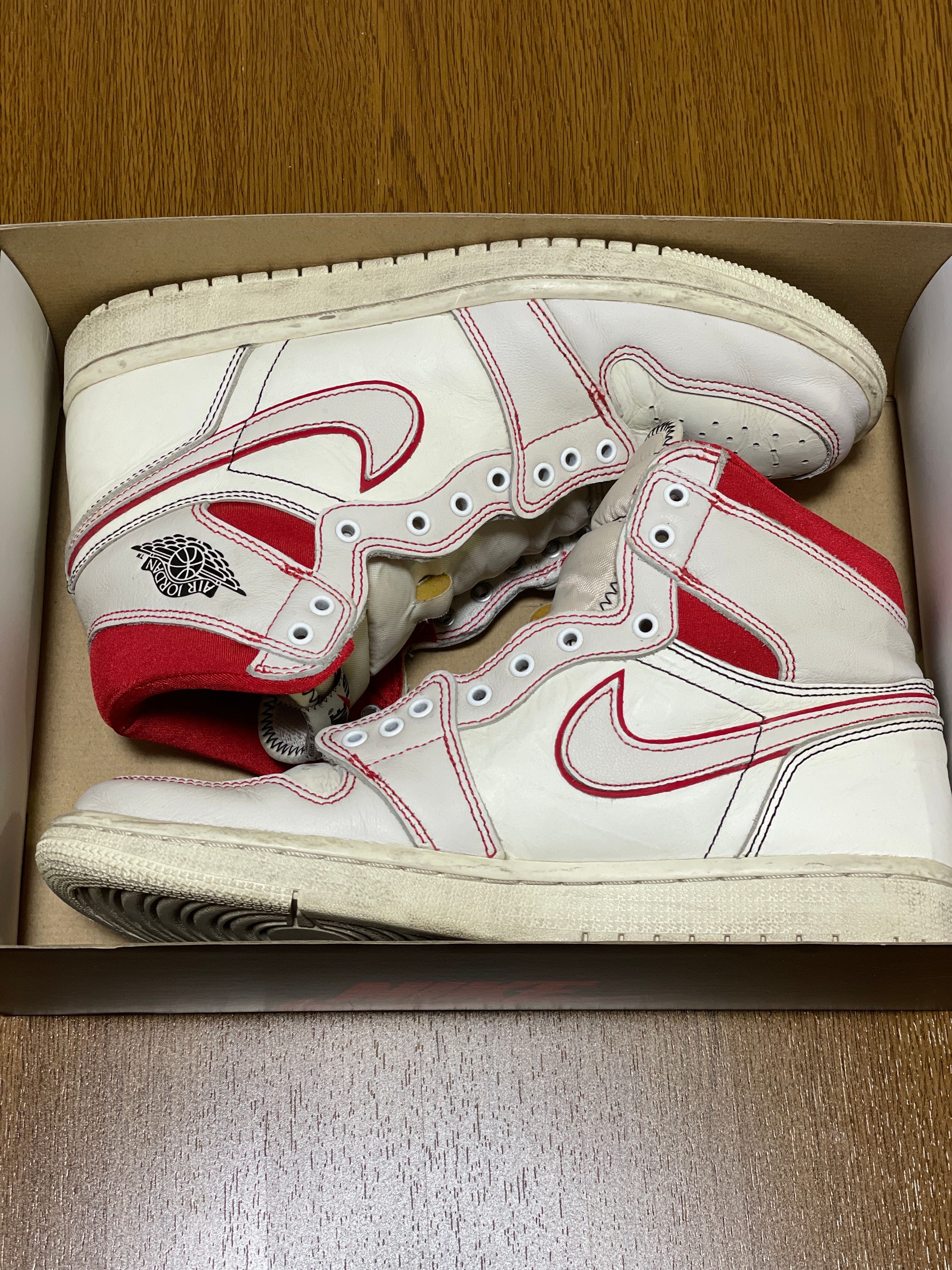Nike Air Jordan 1 Retro High OG "Sail/University Red"     