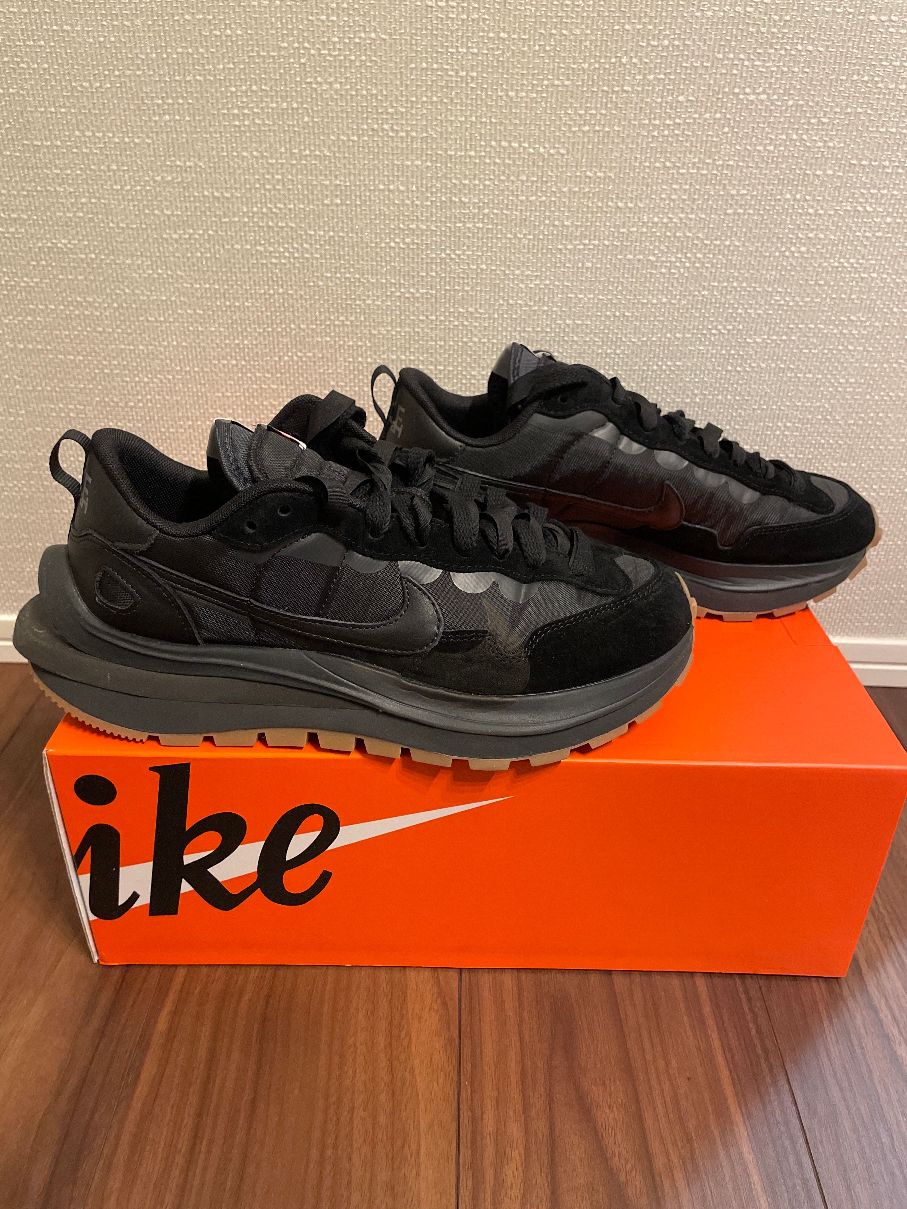 sacai × Nike VaporWaffle "Black Gum"