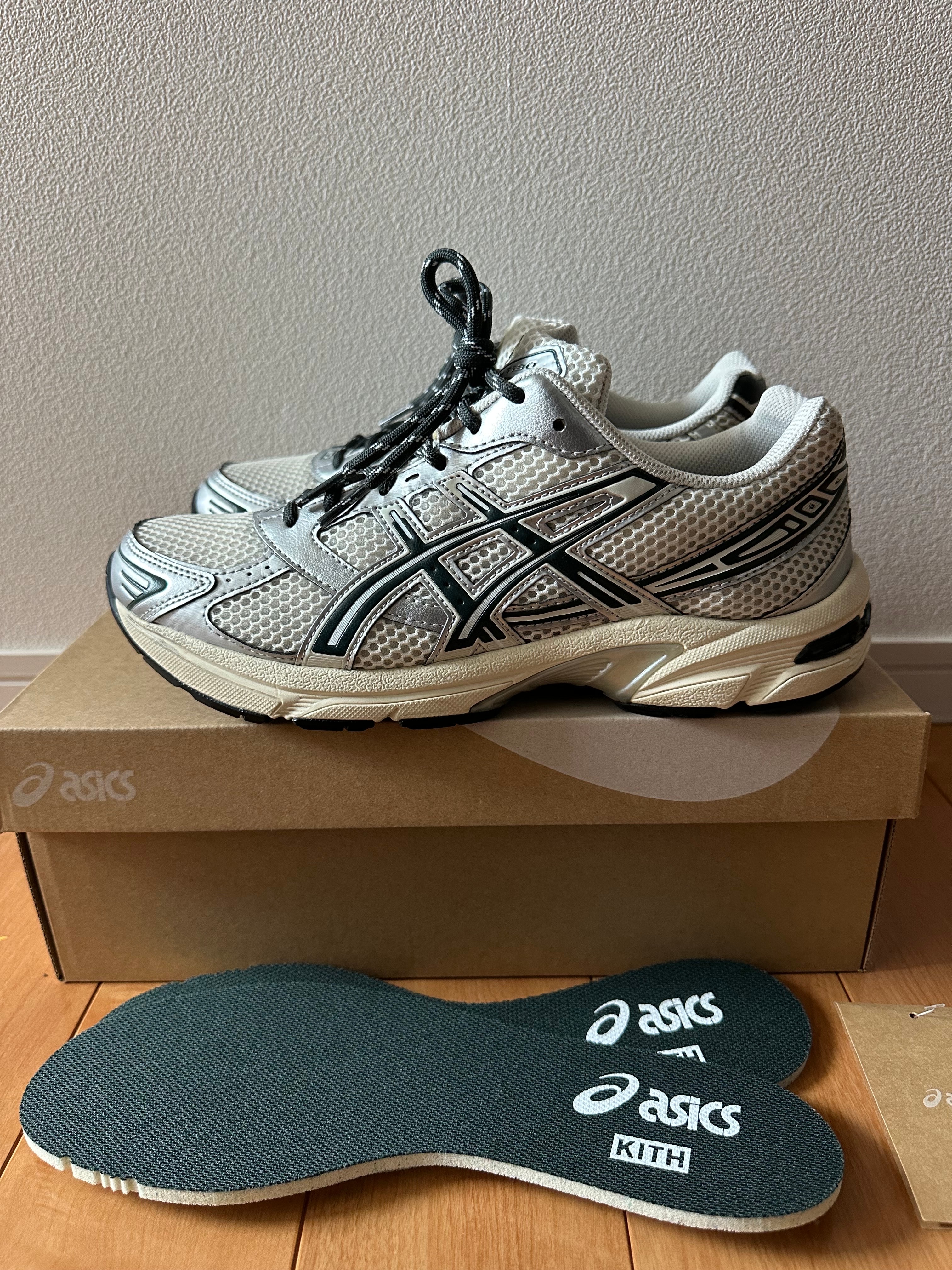 KITH × Asics Vintage Tech Gel-1130 "Cream/Scarab" (1203A565-100)