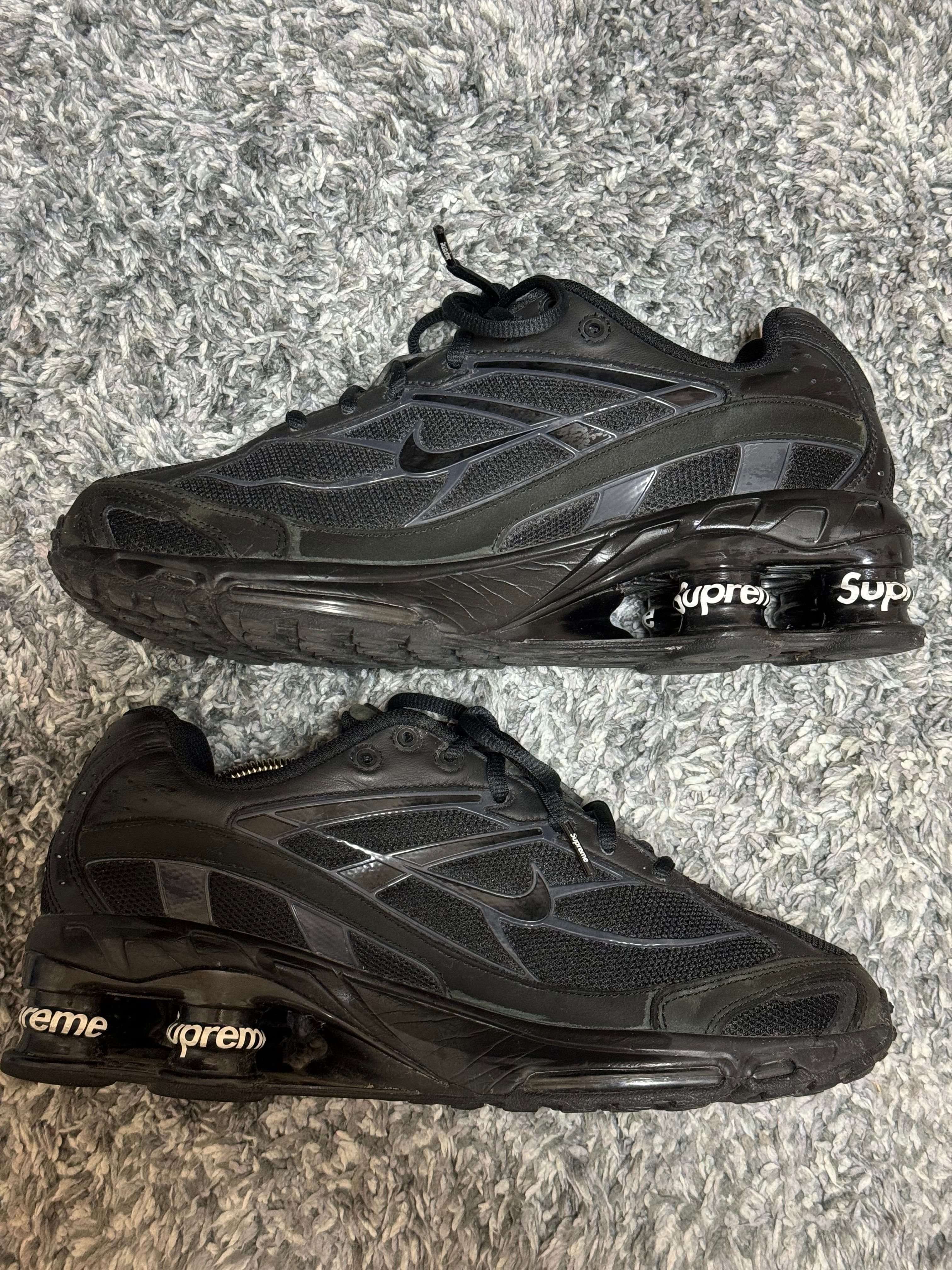 Supreme × Nike Shox Ride 2 "Black/Black-White"