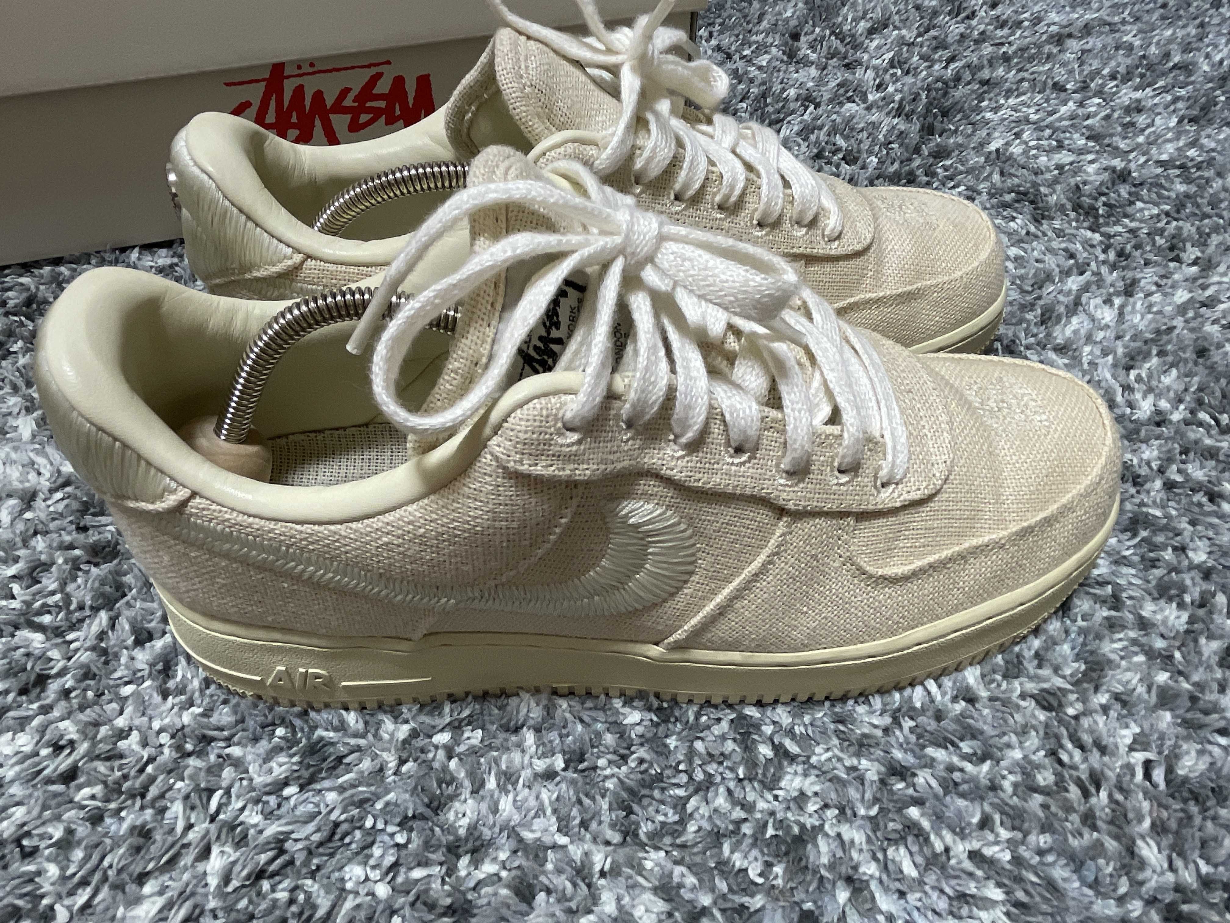 Stussy × Nike Air Force 1 Low "Fossil Stone"