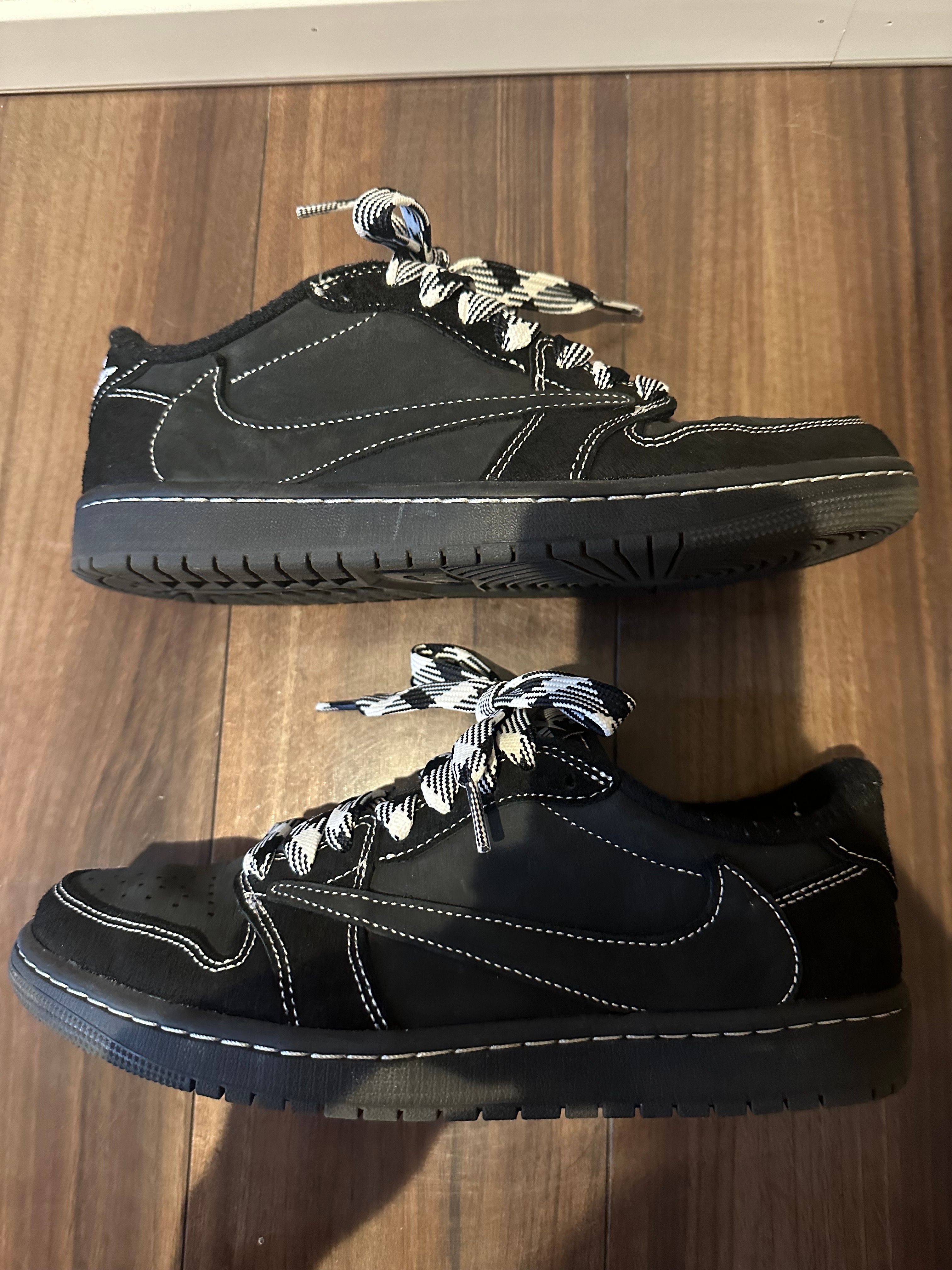 Travis Scott × Nike Air Jordan 1 Low OG SP "Black Phantom"