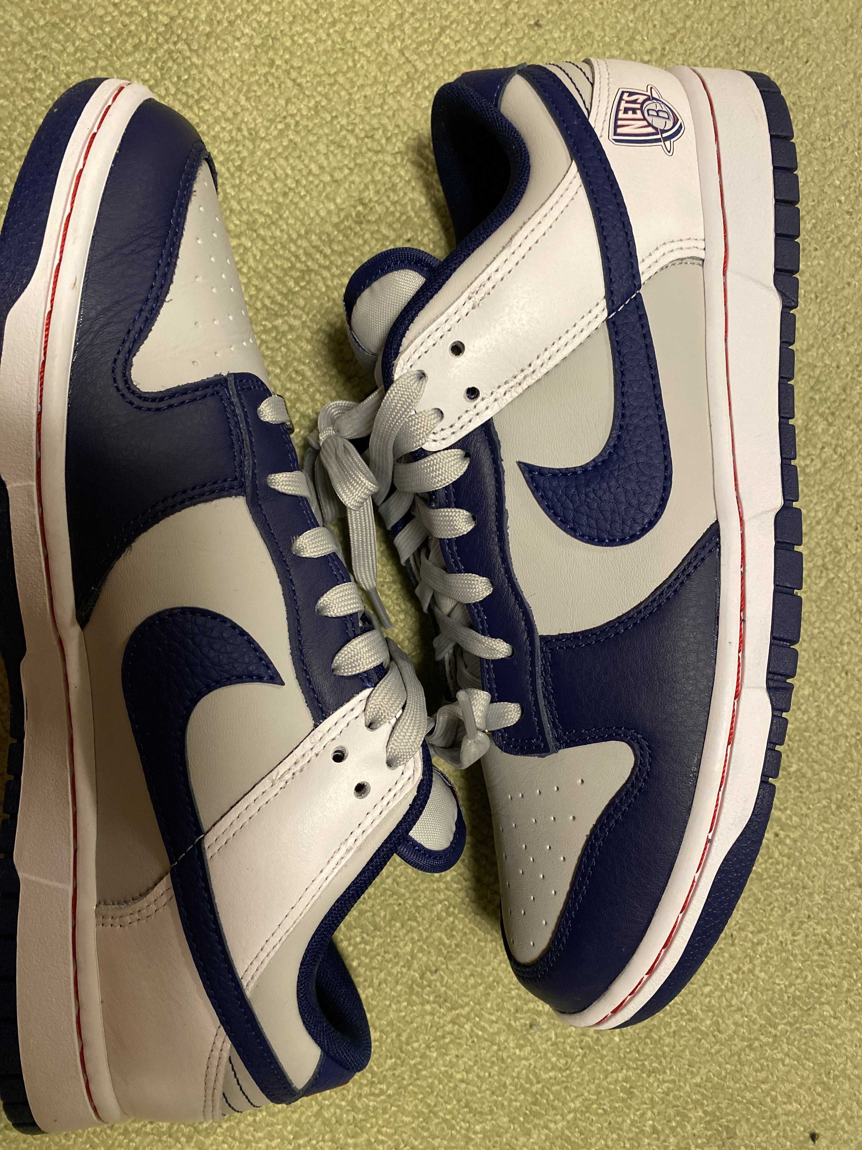 NBA × Nike Dunk Low EMB 75th Anniversary "Nets"