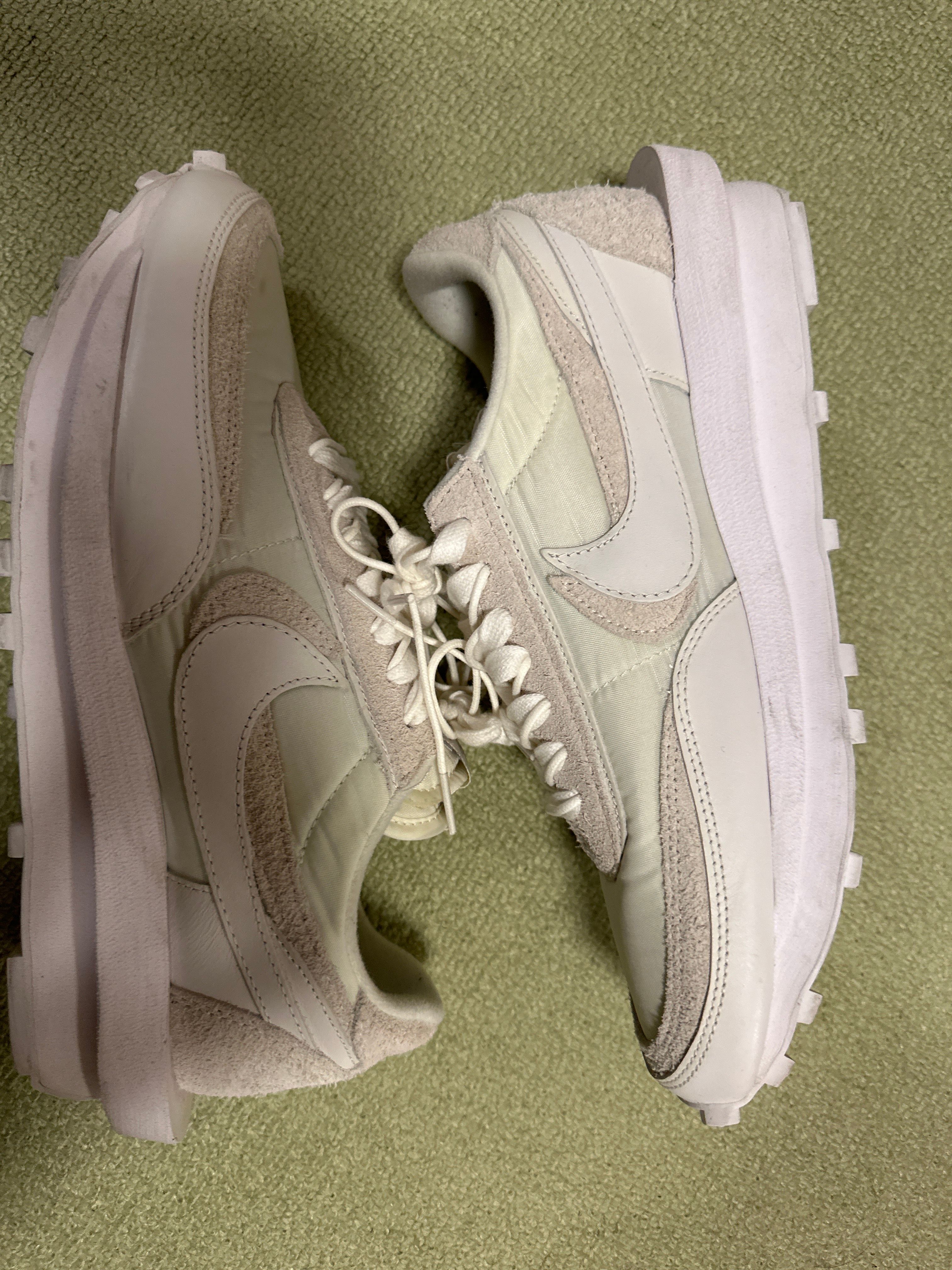 sacai × Nike LDV Waffle "Triple White"