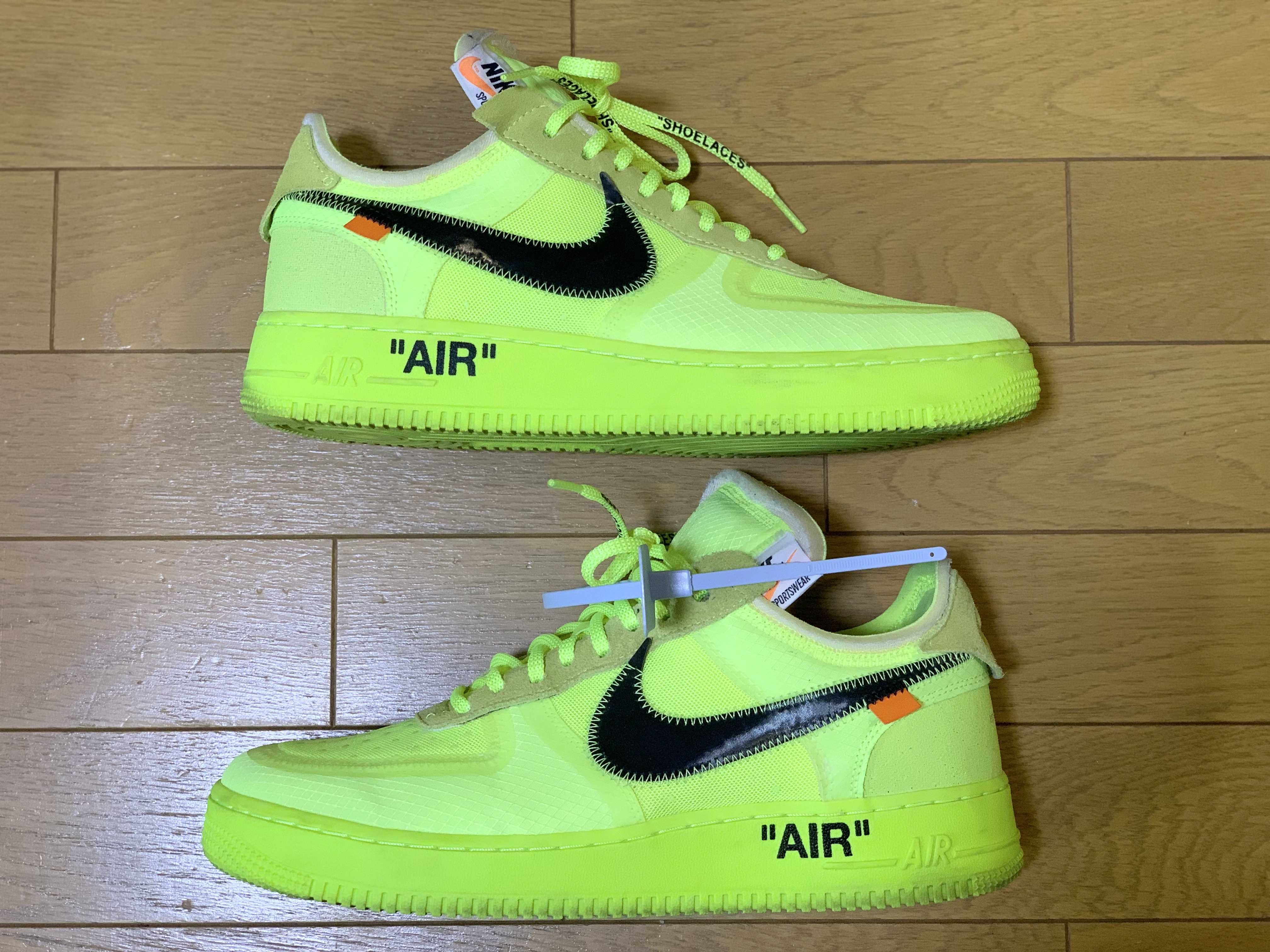 Off-White × Nike Air Force 1 Low "Volt"