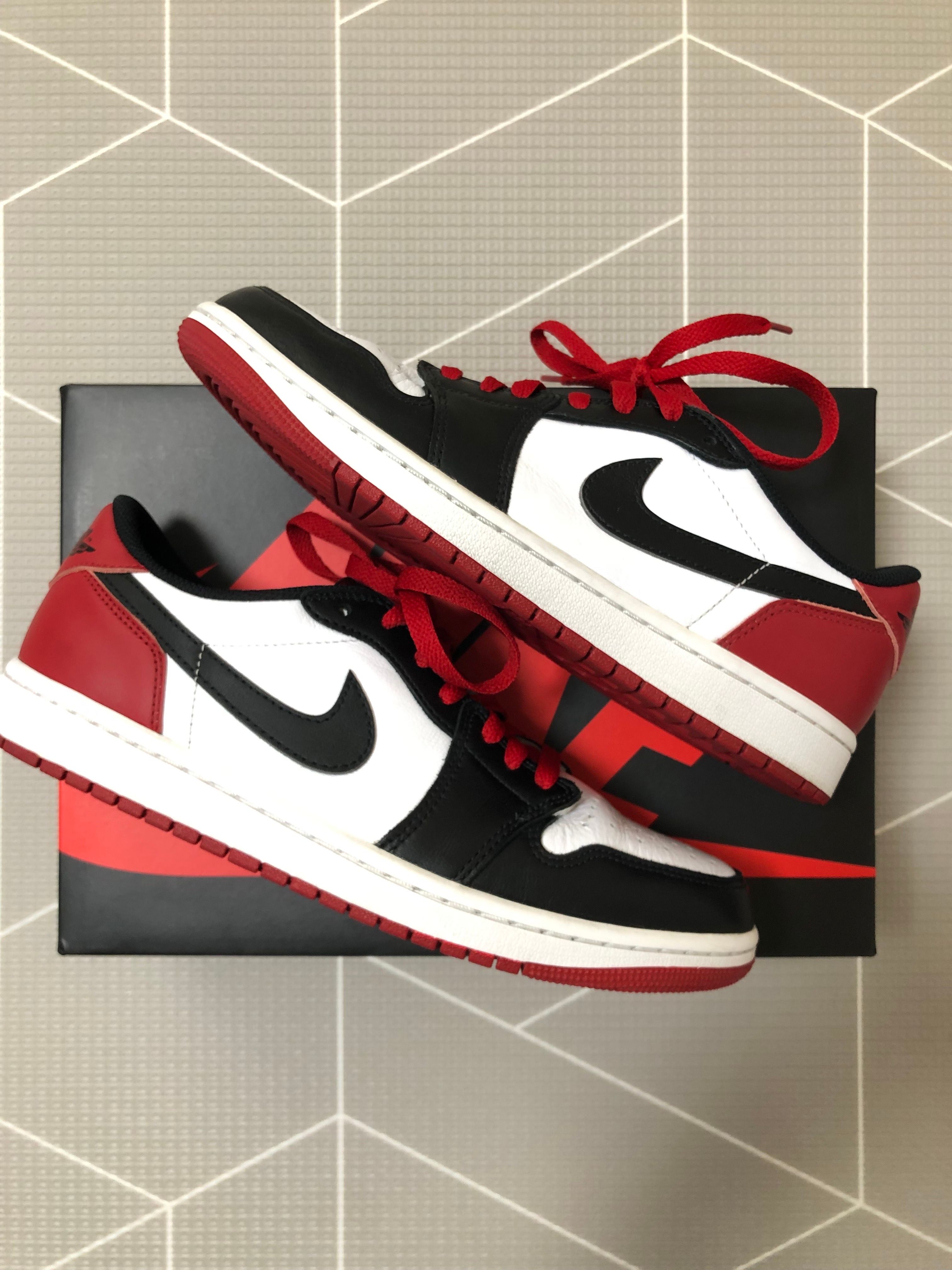 Nike Air Jordan 1 Retro Low OG "Black Toe"
