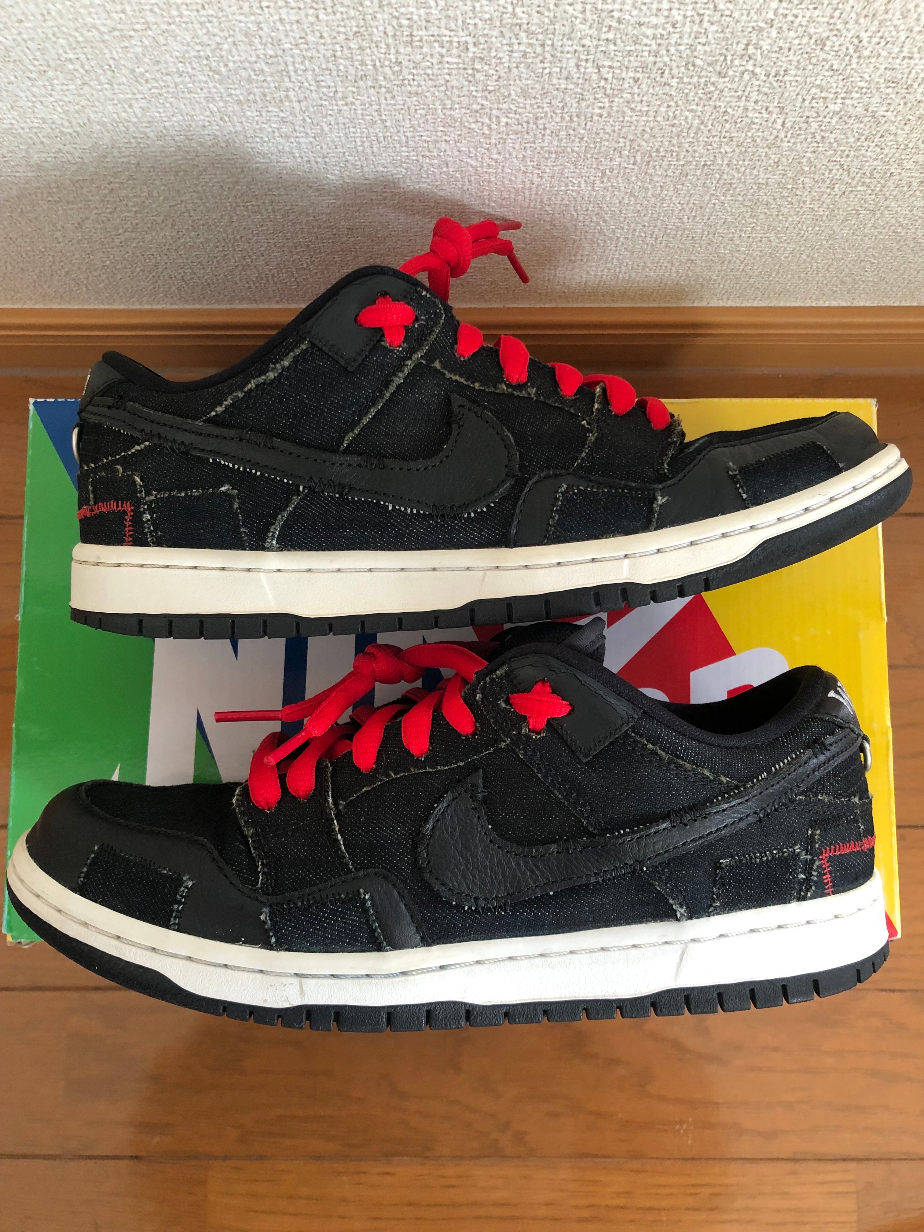 Wasted Youth × Nike SB Dunk Low "Black Denim" / VERDY