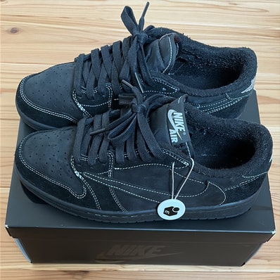 Travis Scott × Nike Air Jordan 1 Low OG SP "Black Phantom"