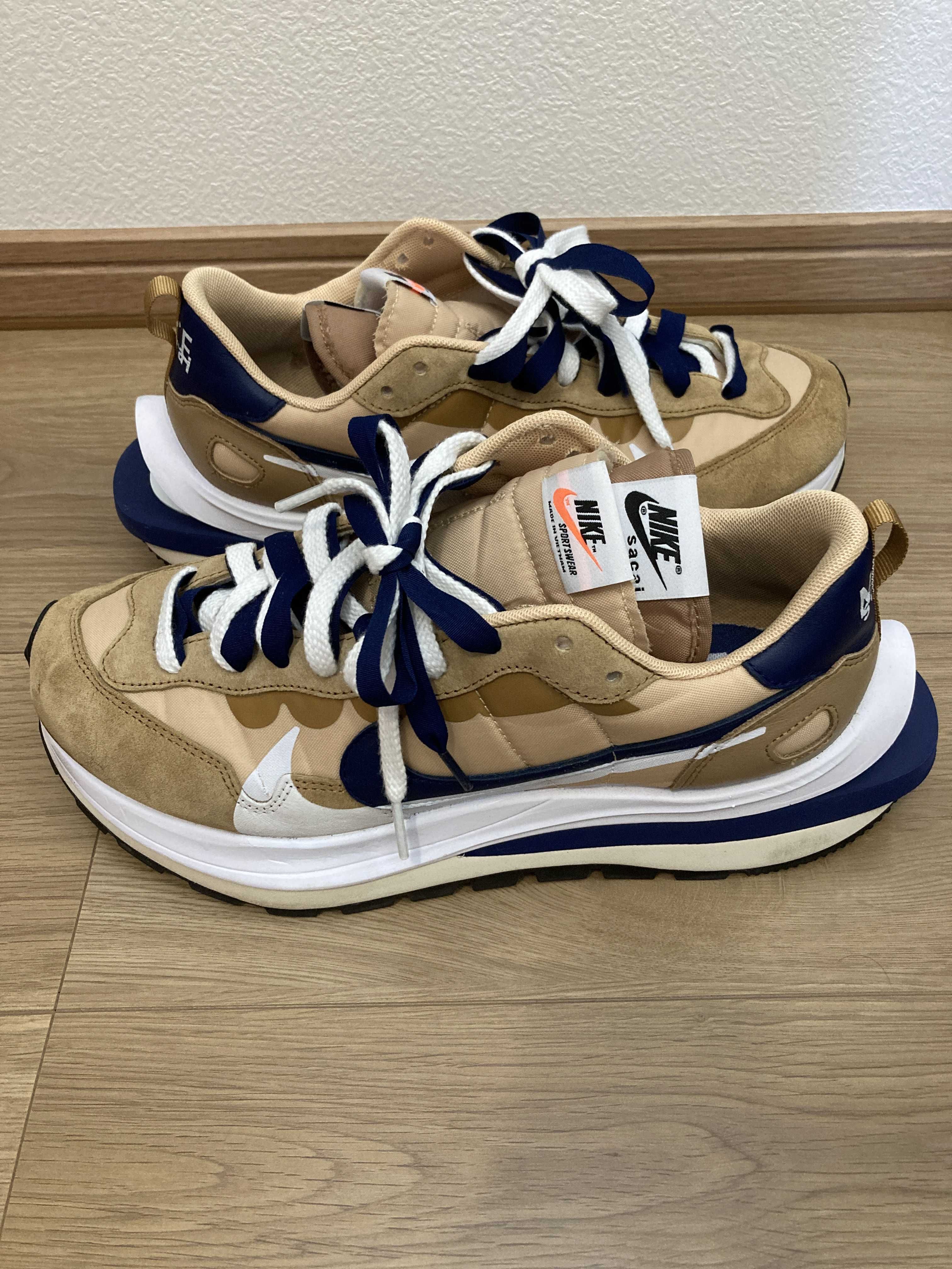 Sacai × Nike Vapor Waffle "Sesame And Blue Void"