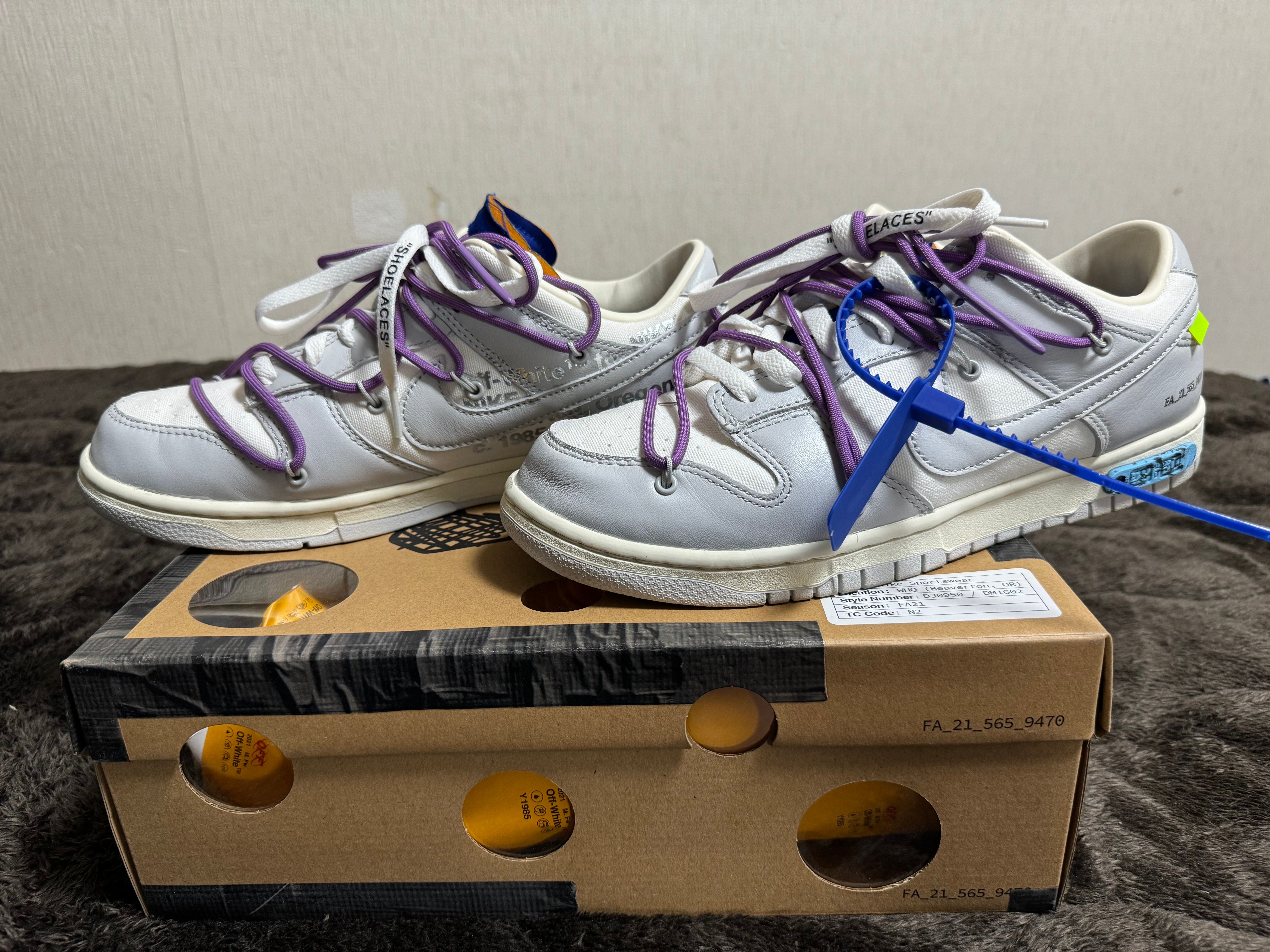 Off-White × Nike Dunk Low 1 of 50 "Lot.48"
