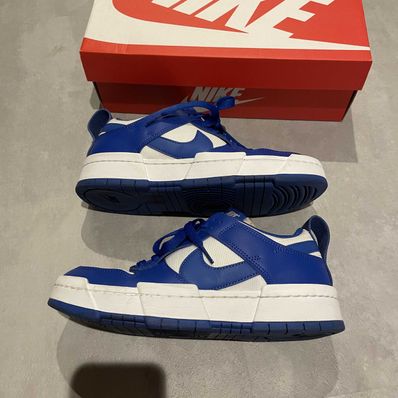 NIKE Women's DUNKED "WHITE/GAME ROYAL"