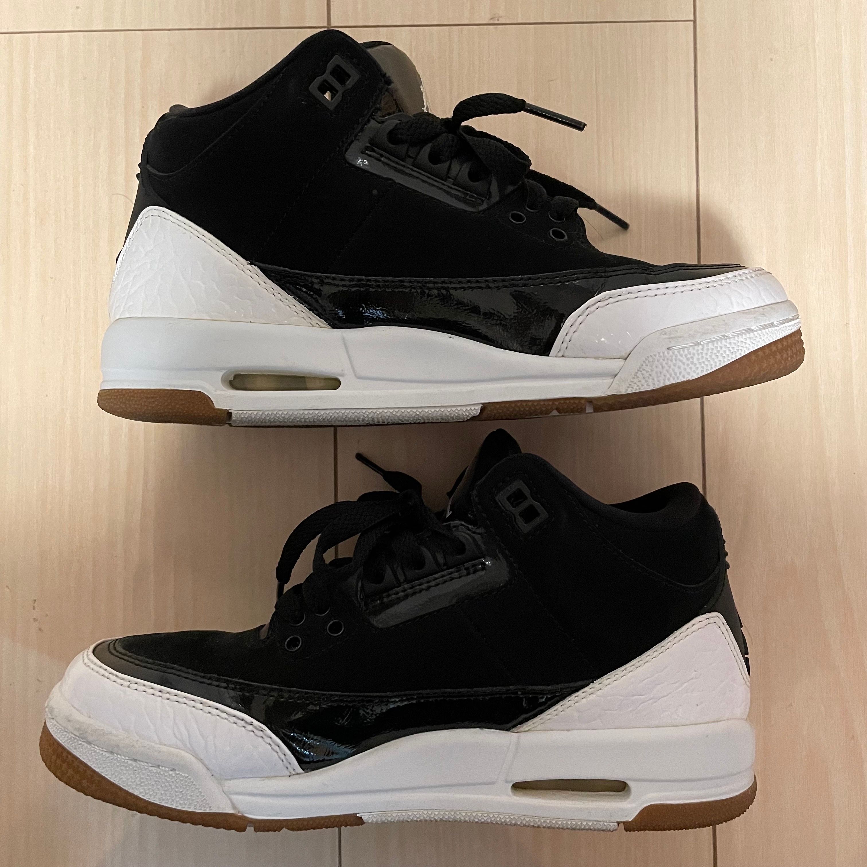 Nike GS Air Jordan 3 Retro "Black White Gum"