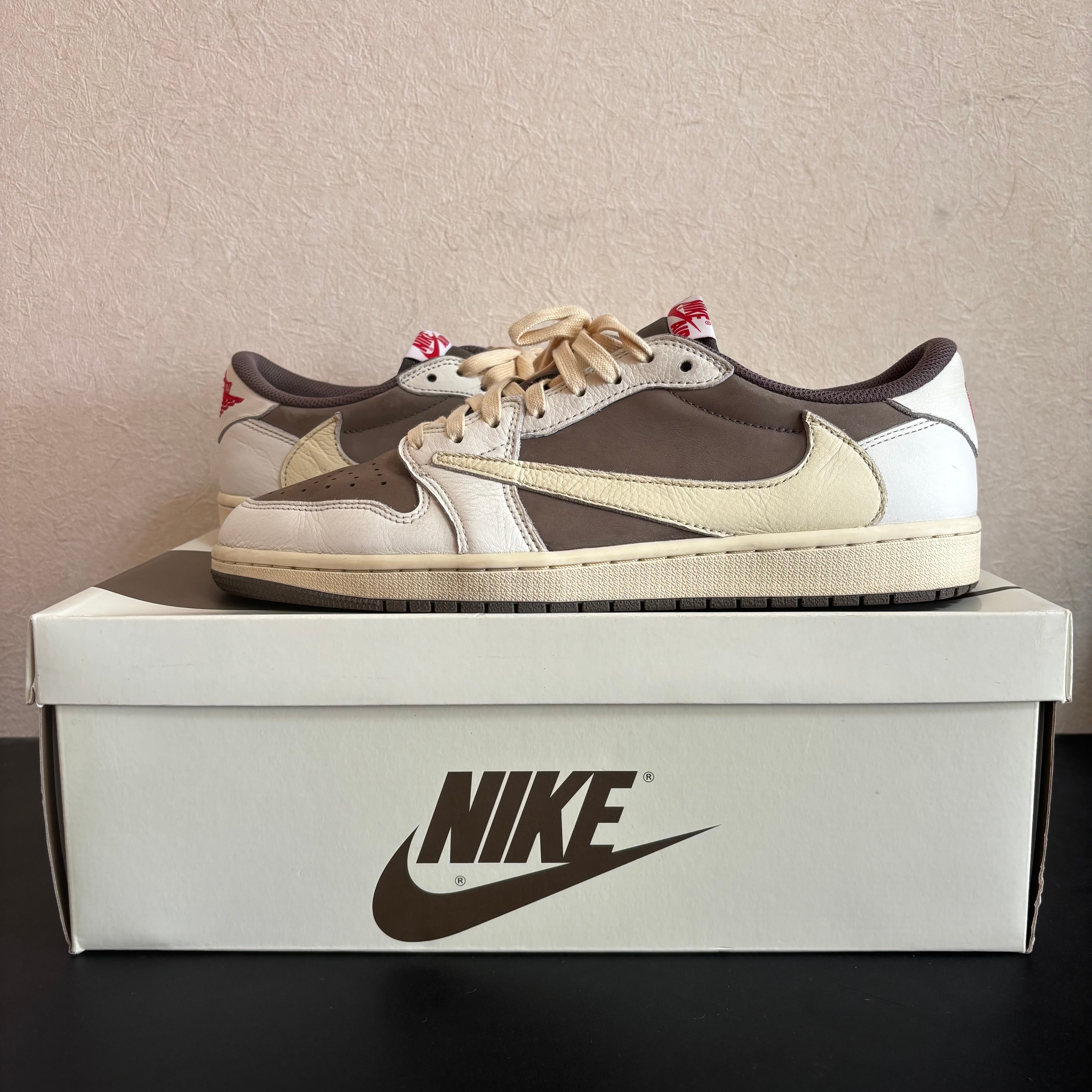 Travis Scott × Nike Air Jordan 1 Low OG SP "Reverse Mocha/Sail and Ridgerock"