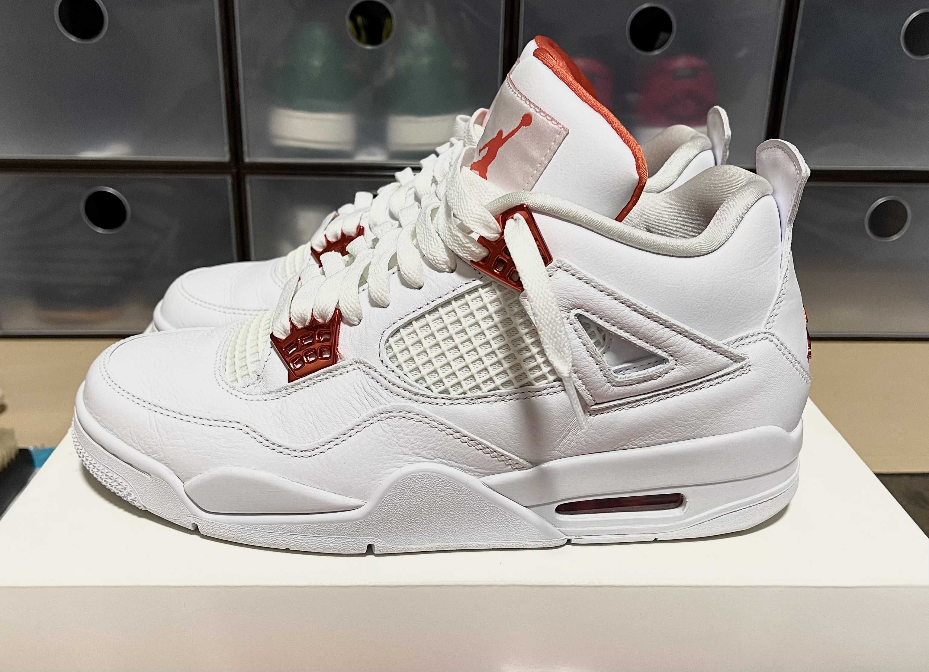 Nike Air Jordan 4 Retro "White/Team Orange"