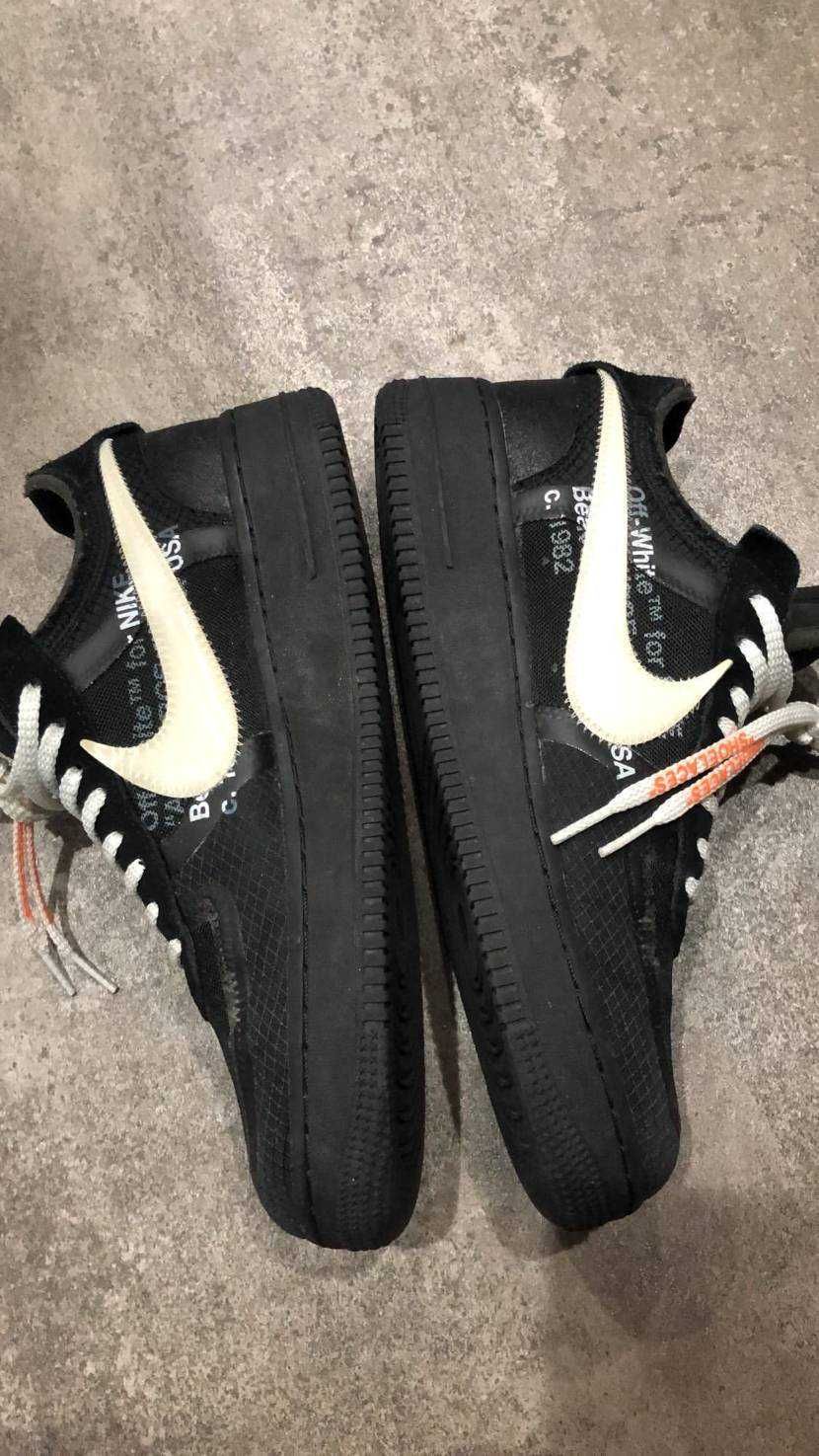 Off-White × Nike Air Force 1 Low "Black"