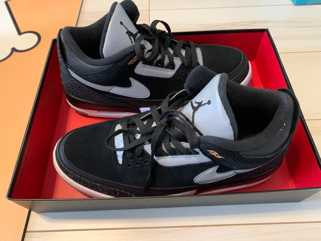 Nike Air Jordan 3 Retro Tinker "Black/Cement Grey"