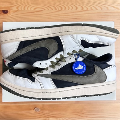 Travis Scott × Nike Women's Air Jordan 1 Low OG "Medium Olive"