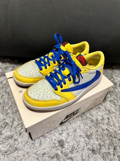 Travis Scott × Nike Women's Air Jordan 1 Retro Low OG "Canary"