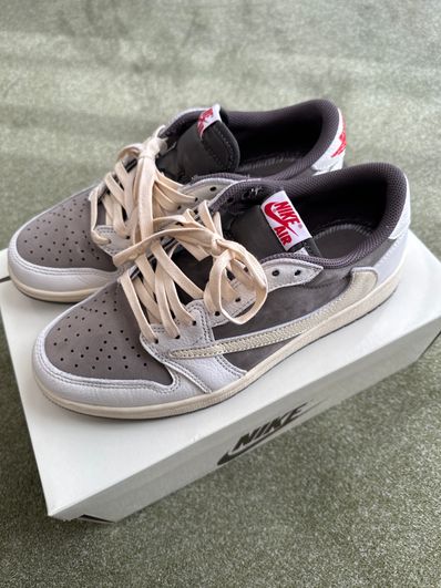 Travis Scott × Nike Air Jordan 1 Low OG SP "Reverse Mocha/Sail and Ridgerock"