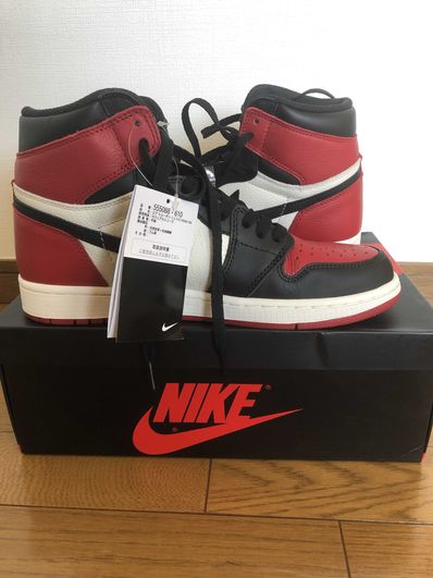 Nike Air Jordan 1 Retro High OG "Bred Toe"