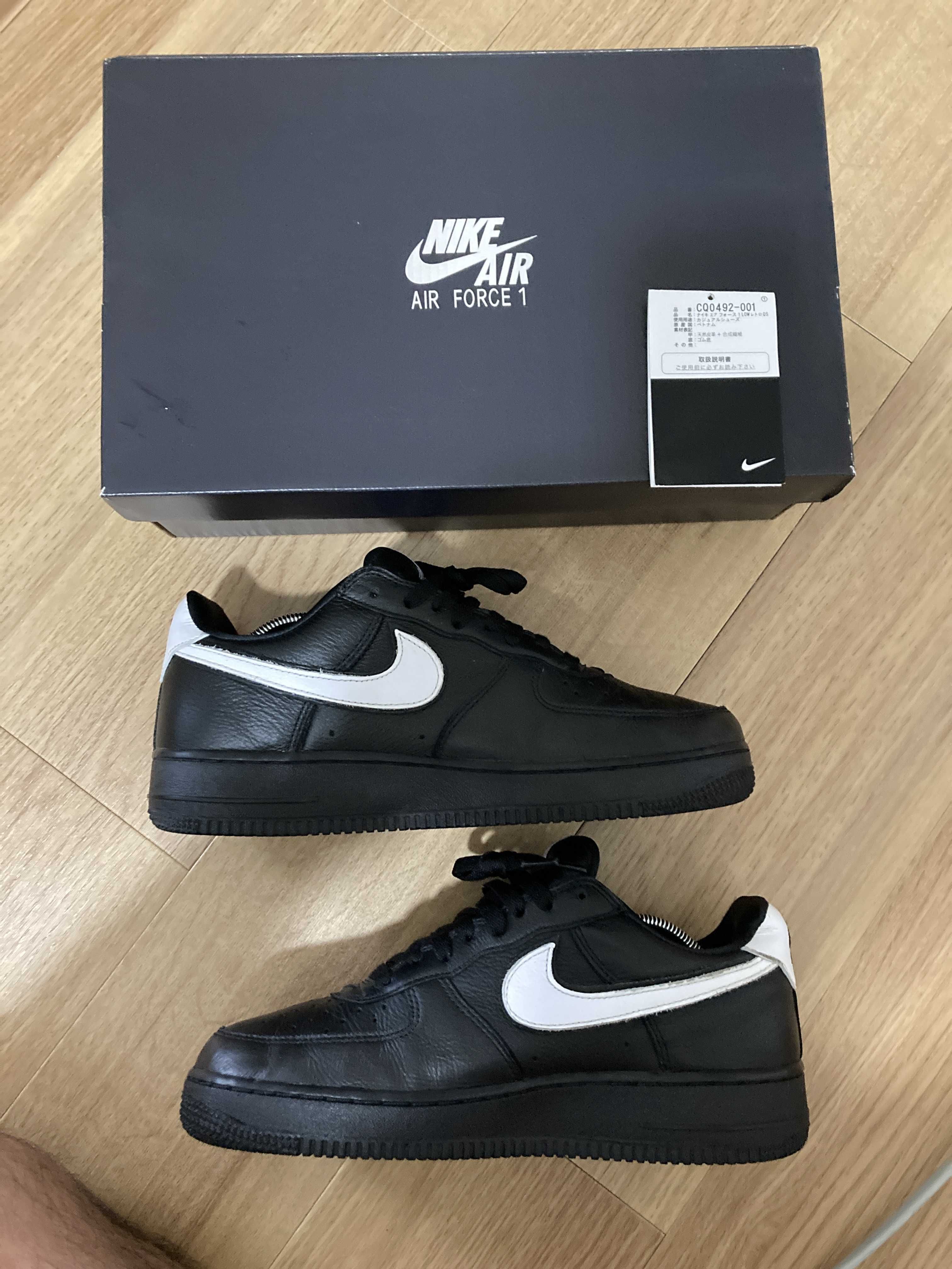 Nike Air Force 1 Low Retro QS "Black/White" (2019) CQ0492-001