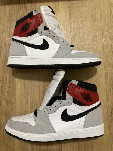 Nike Air Jordan 1 High OG "White/Black/Light Smoke Grey"