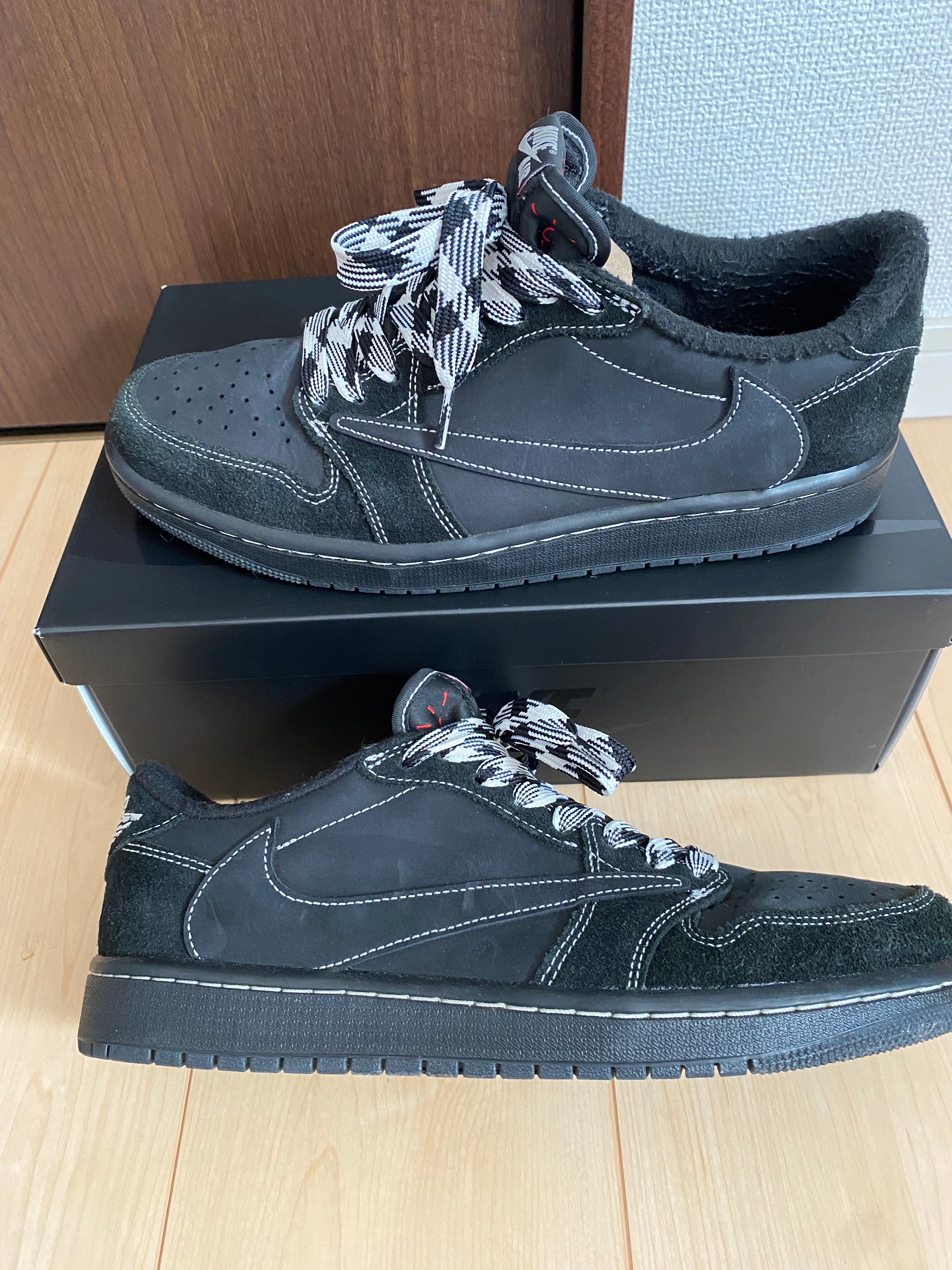 Travis Scott × Nike Air Jordan 1 Low OG SP "Black Phantom"