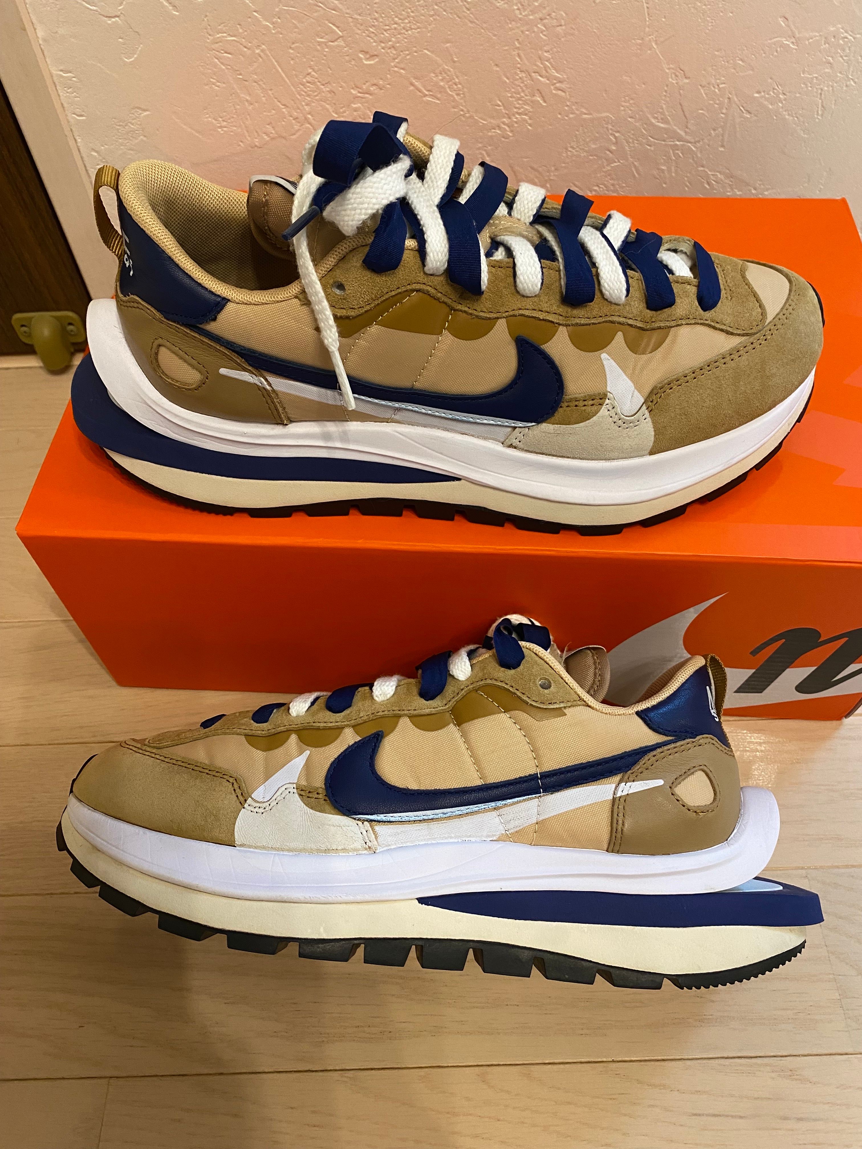 Sacai × Nike Vapor Waffle "Sesame And Blue Void"